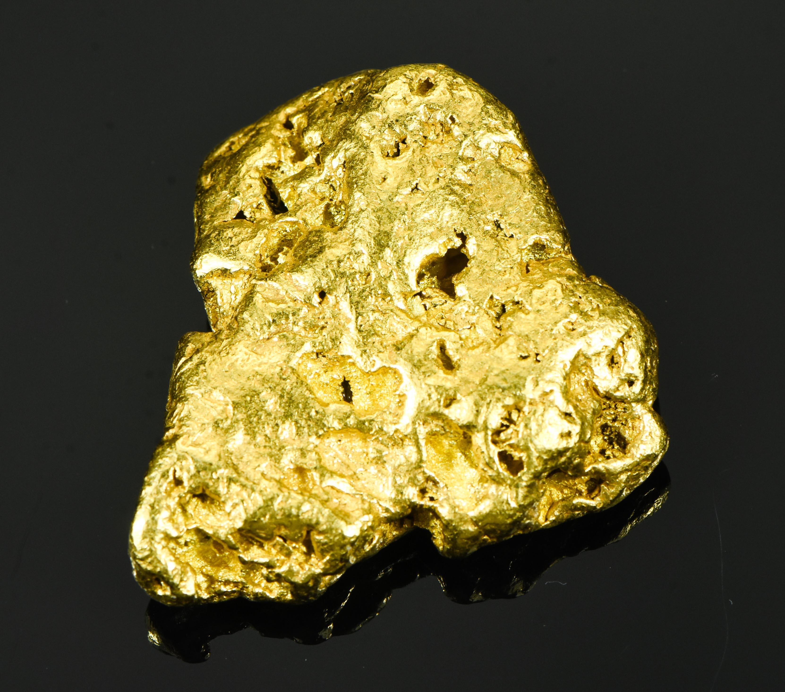 Alaskan BC Natural Gold Nugget  Genuine - 131.89 Grams - 4.24 Troy Ounces
