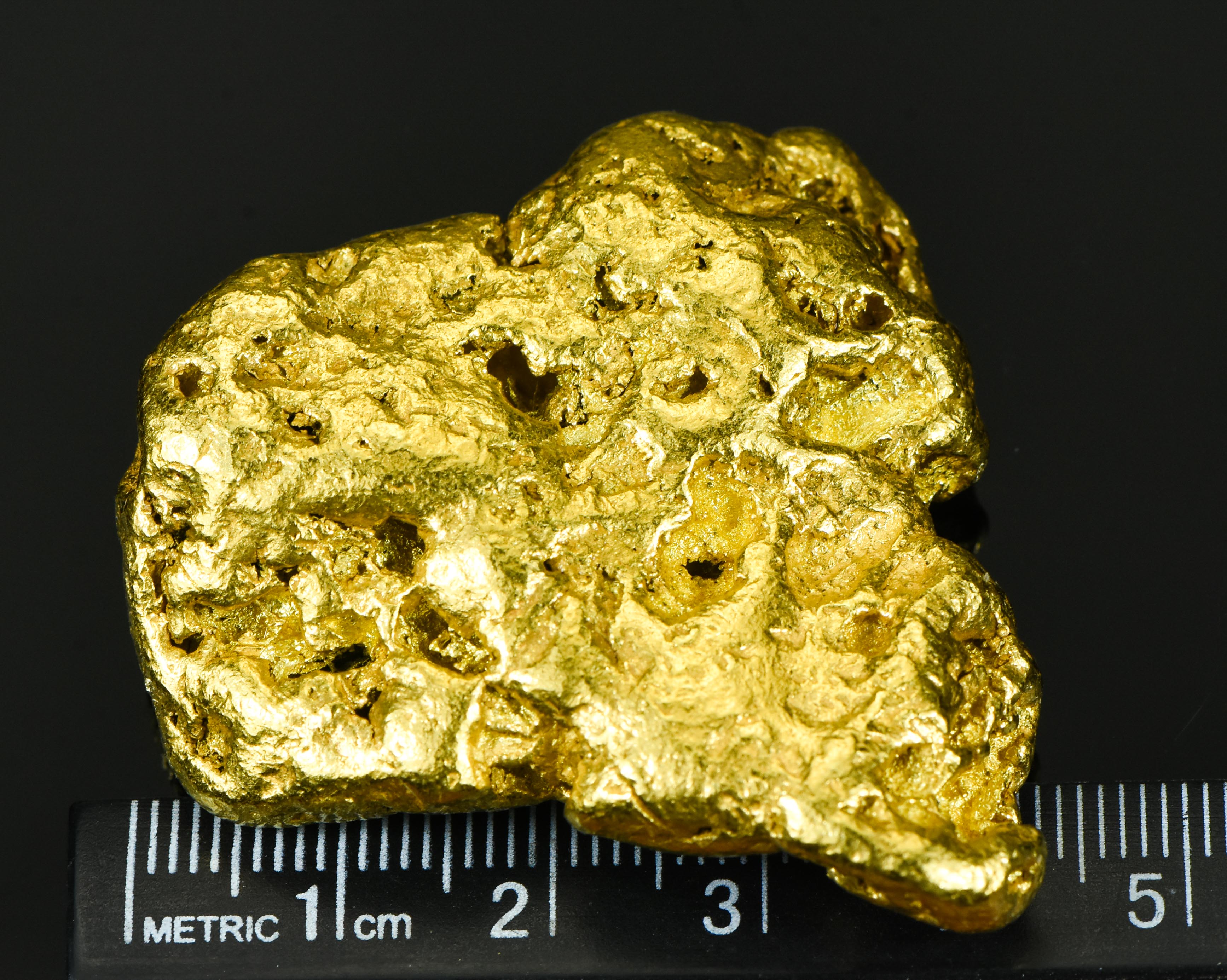 Alaskan BC Natural Gold Nugget  Genuine - 131.89 Grams - 4.24 Troy Ounces