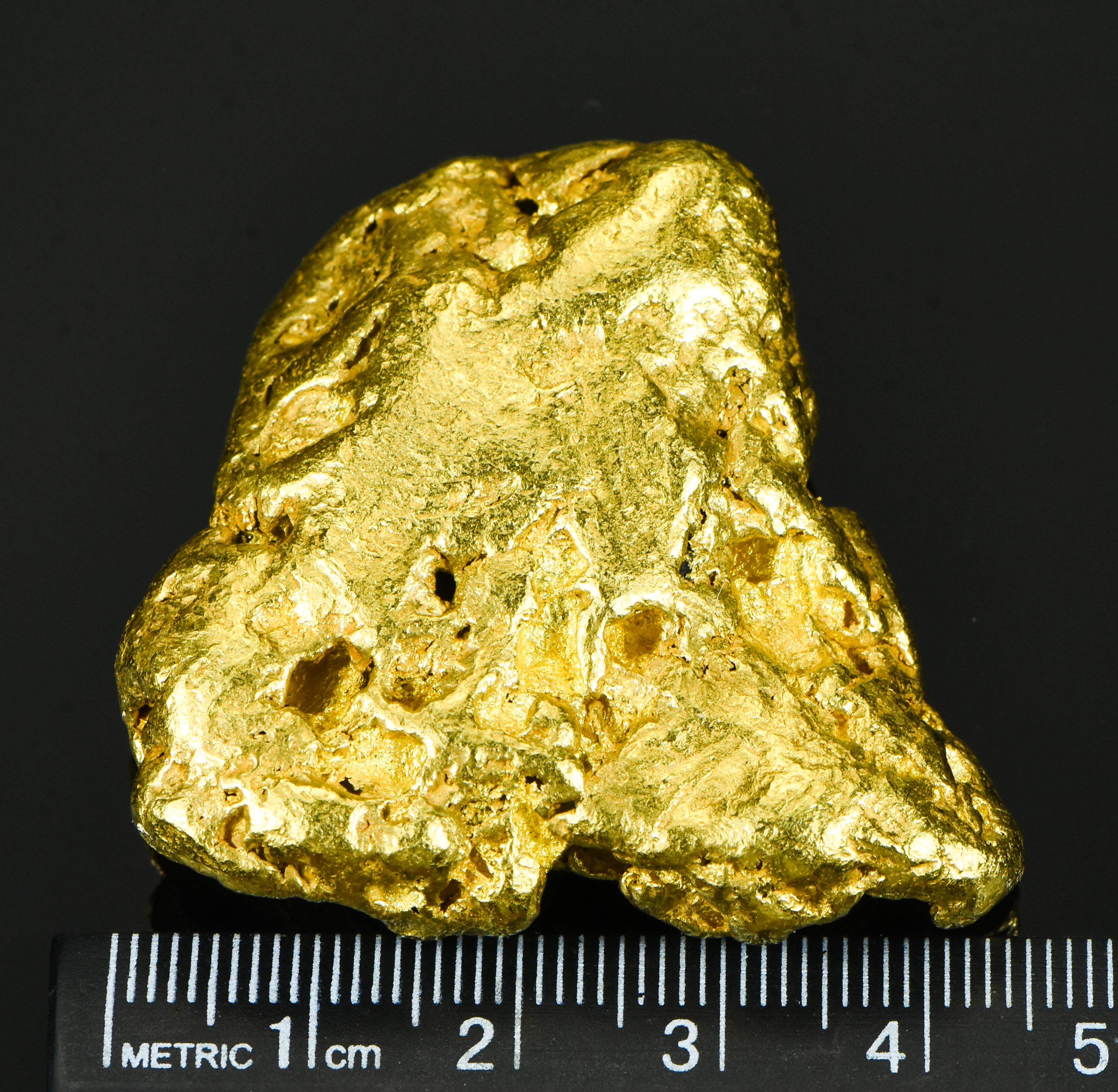 Alaskan BC Natural Gold Nugget  Genuine - 131.89 Grams - 4.24 Troy Ounces