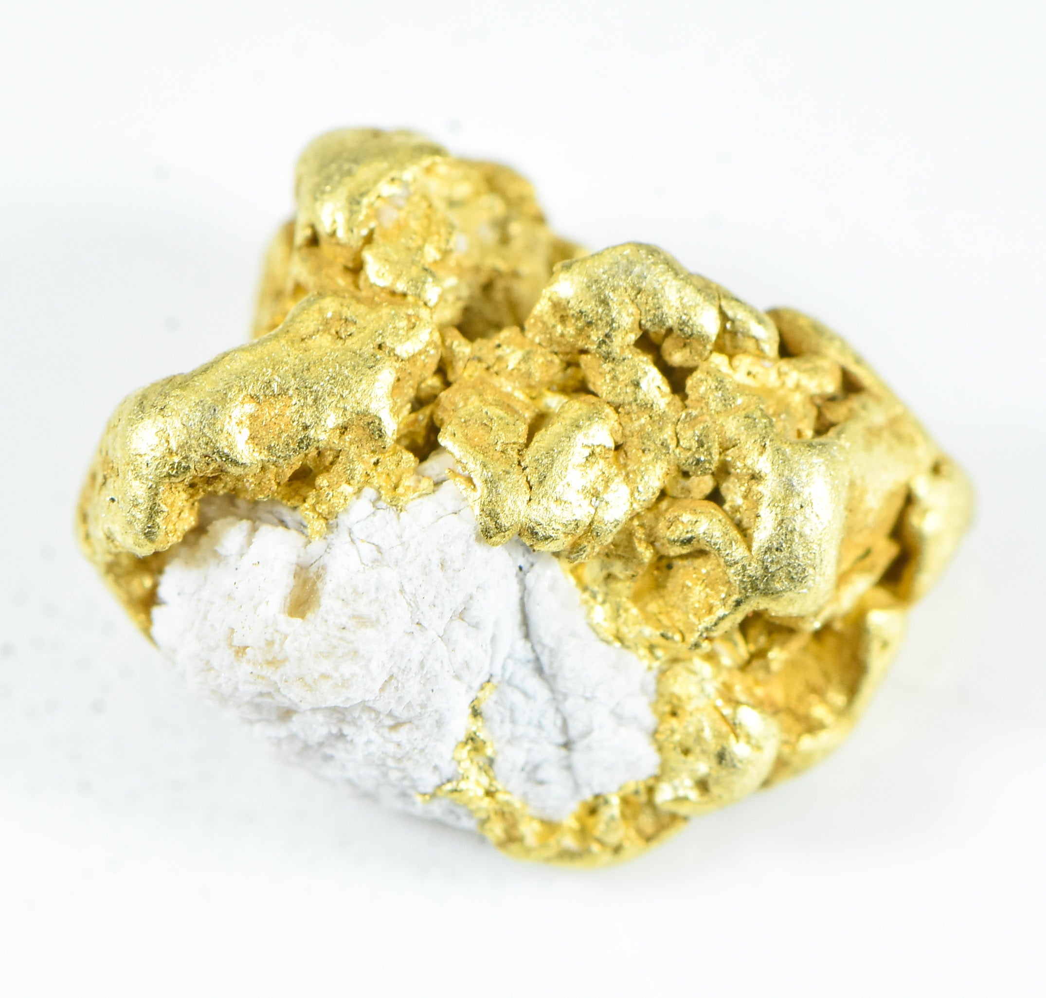 QN-24 "Alaskan BC Gold Nuggets with Quartz" Genuine 2.77 Grams