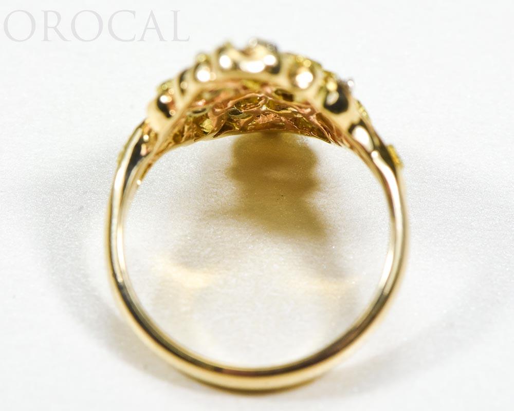 Gold Nugget Ladies Ring "Orocal" RL239D14 Genuine Hand Crafted Jewelry - 14K Casting