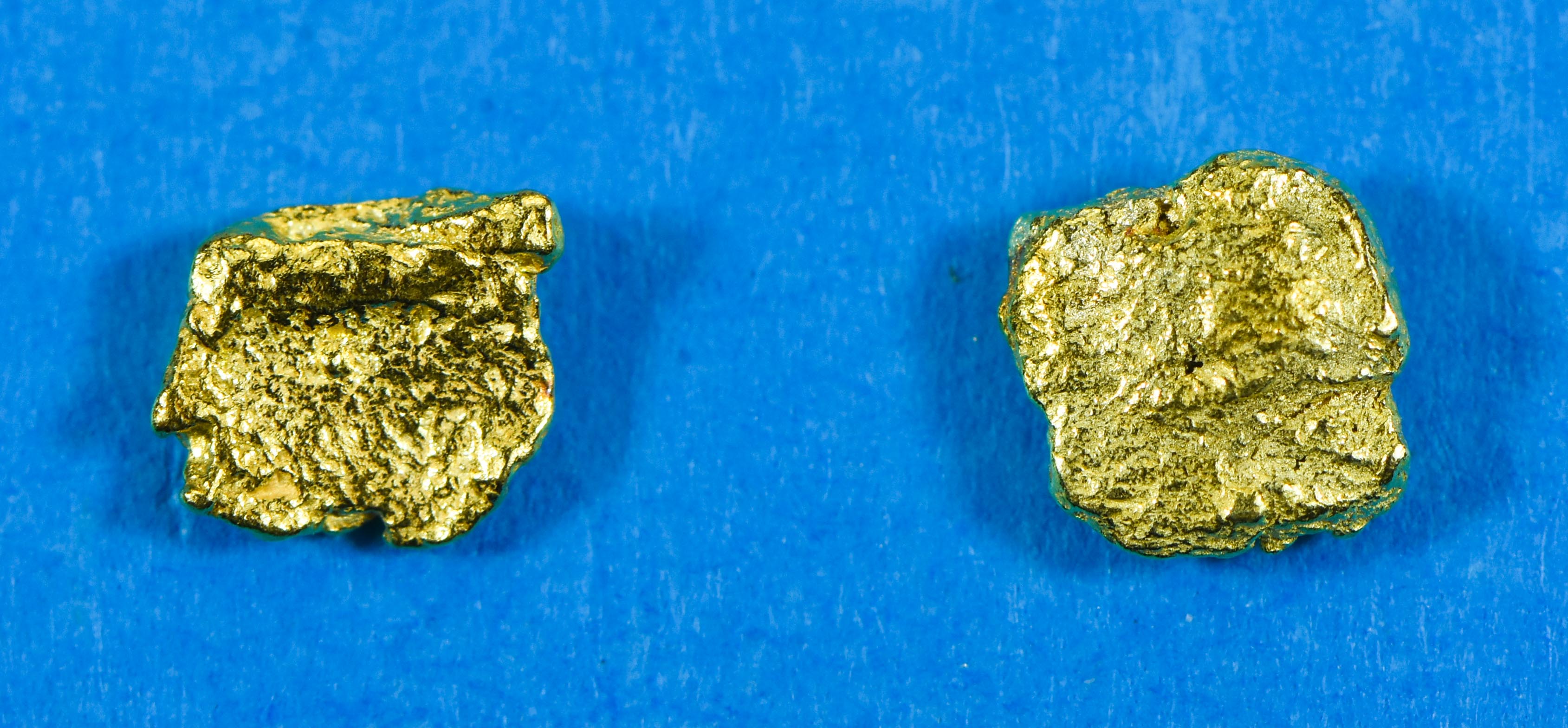 #576 Alaskan-Yukon BC Natural Gold Nugget Earrings 1.19 Grams