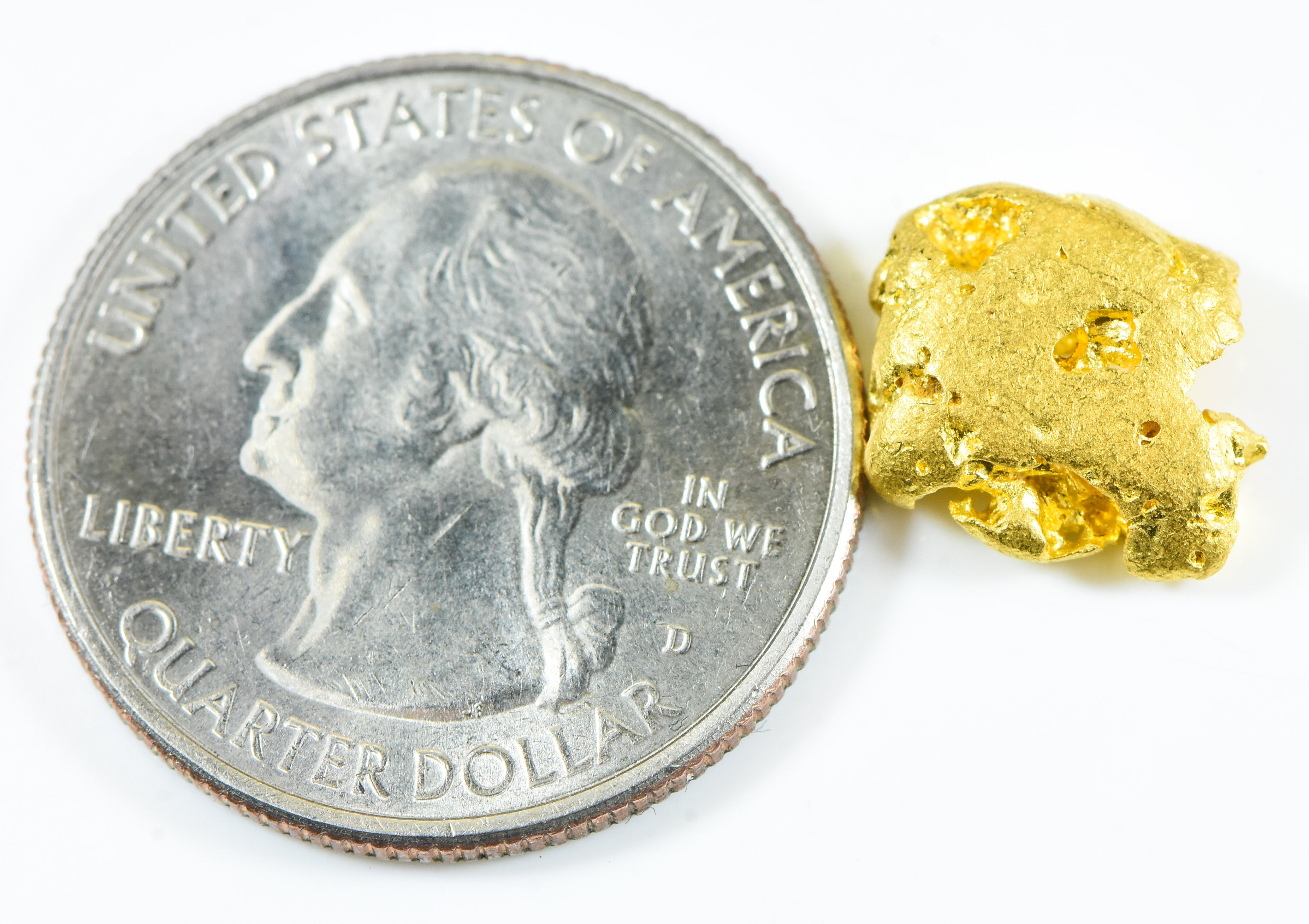 #1077 Natural Gold Nugget Australian 4.02 Grams Genuine