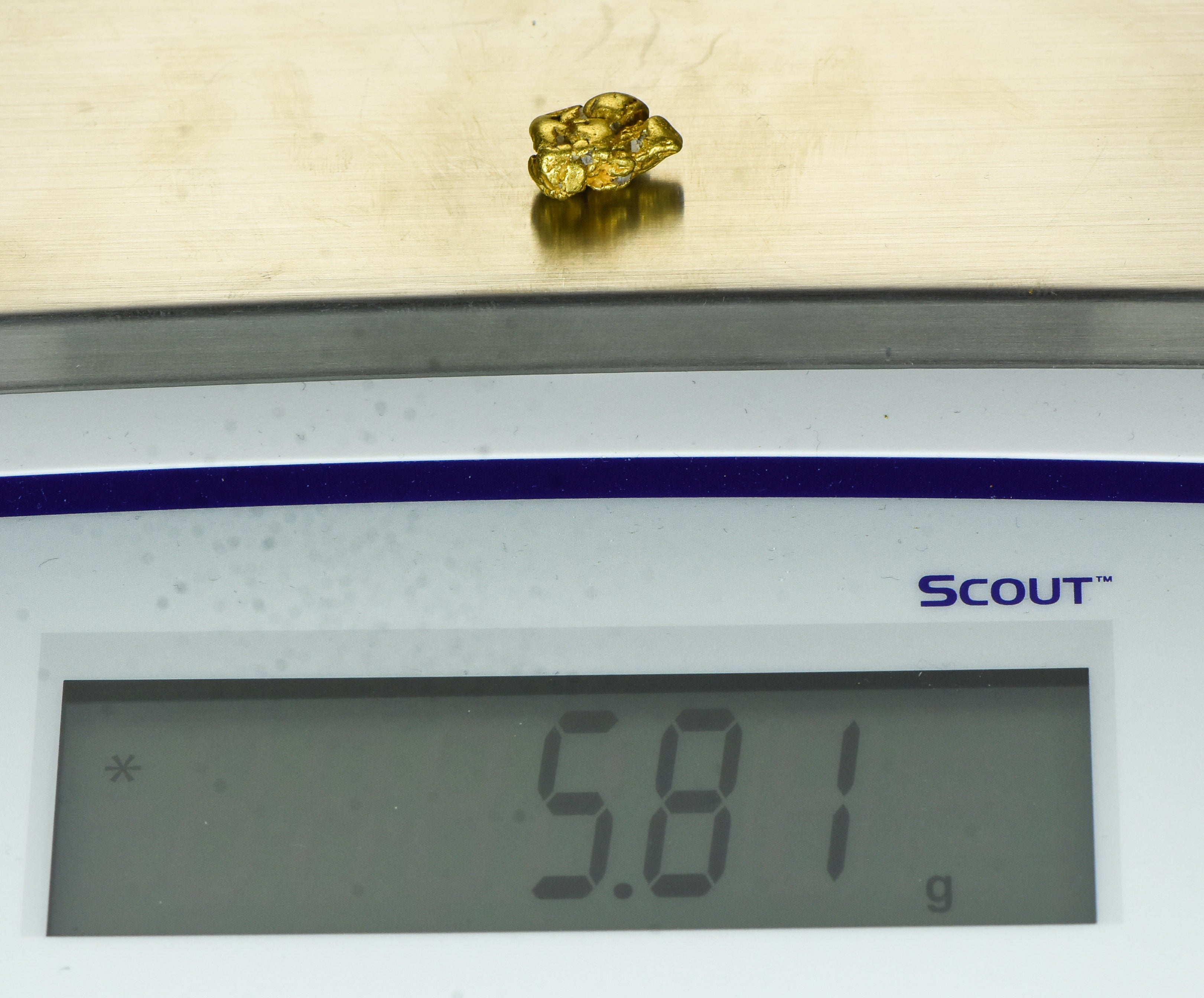 #367 Alaskan BC Natural Gold Nugget 5.81 Grams Genuine