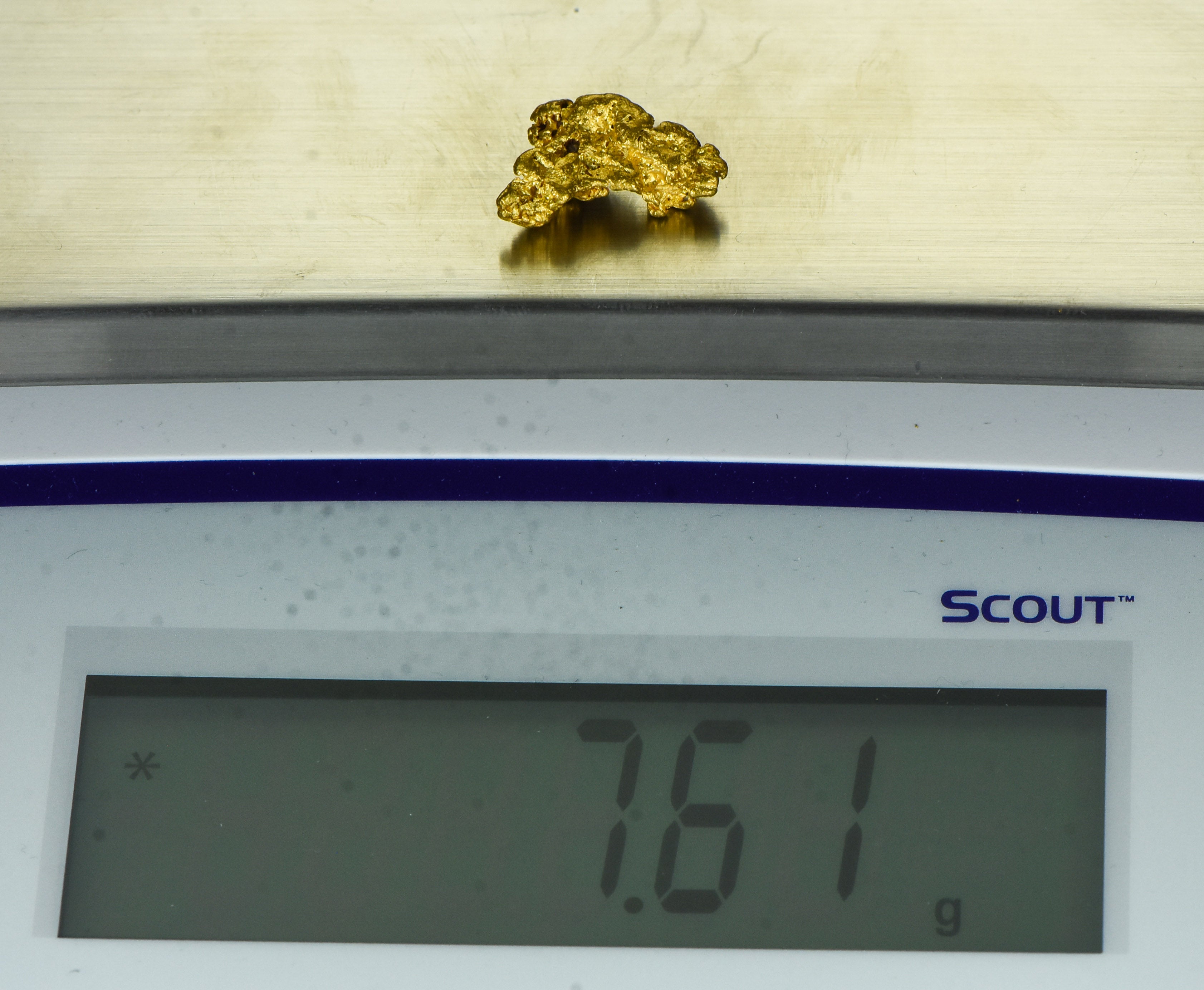 #1191 Natural Gold Nugget Australian 7.61 Grams Genuine