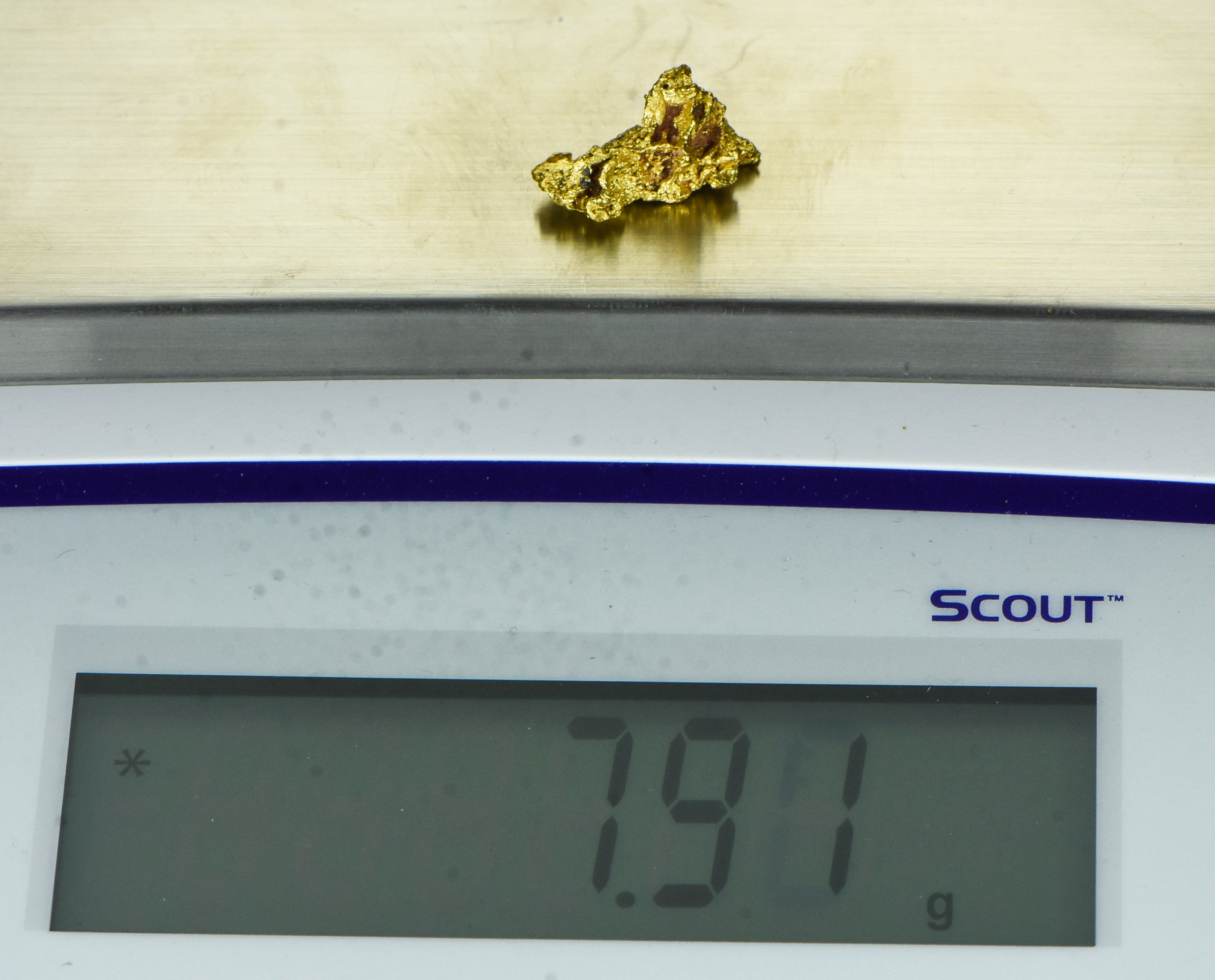 #1195 Natural Gold Nugget Australian 7.91 Grams Genuine