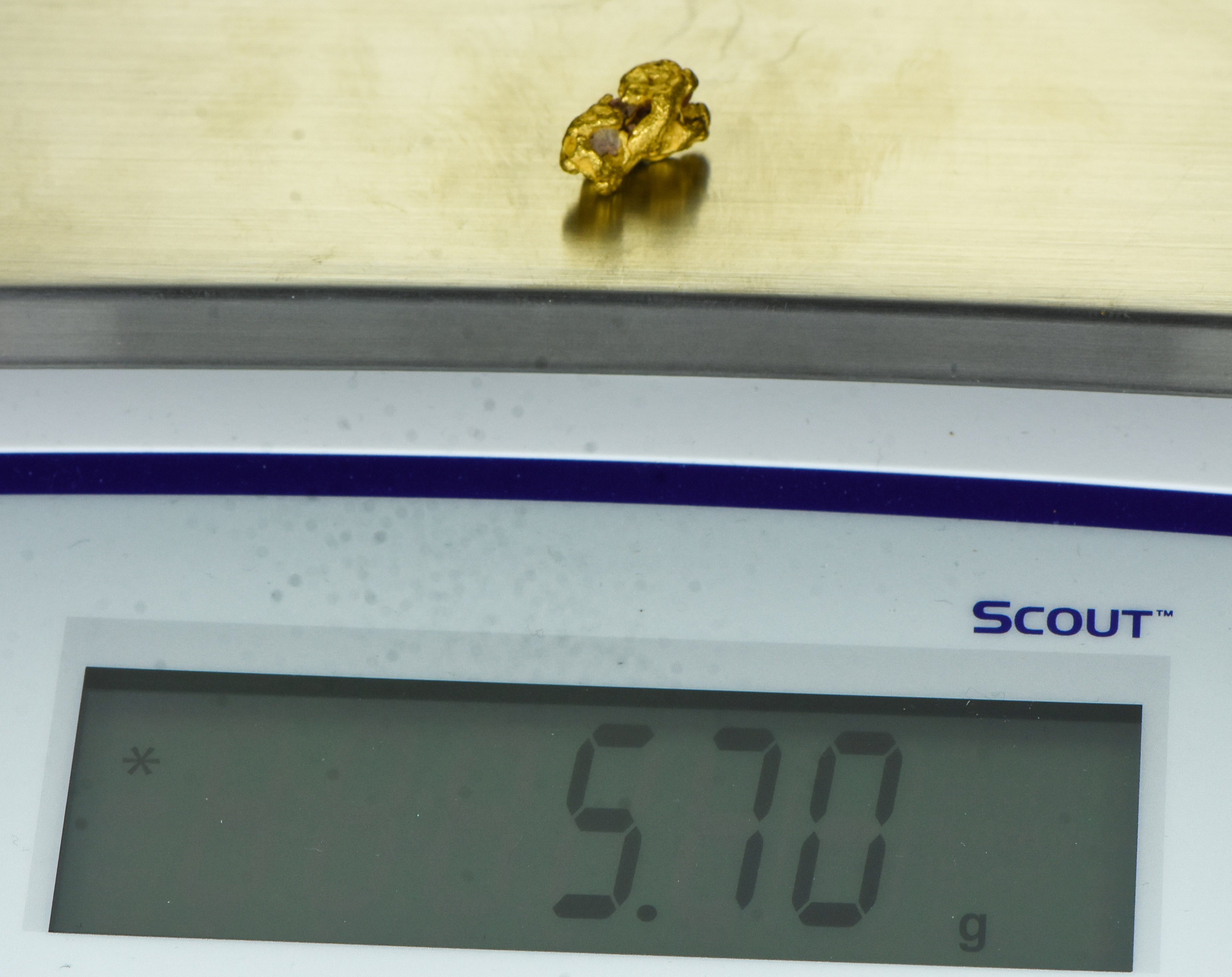 #1086 Natural Gold Nugget Australian 5.70 Grams Genuine