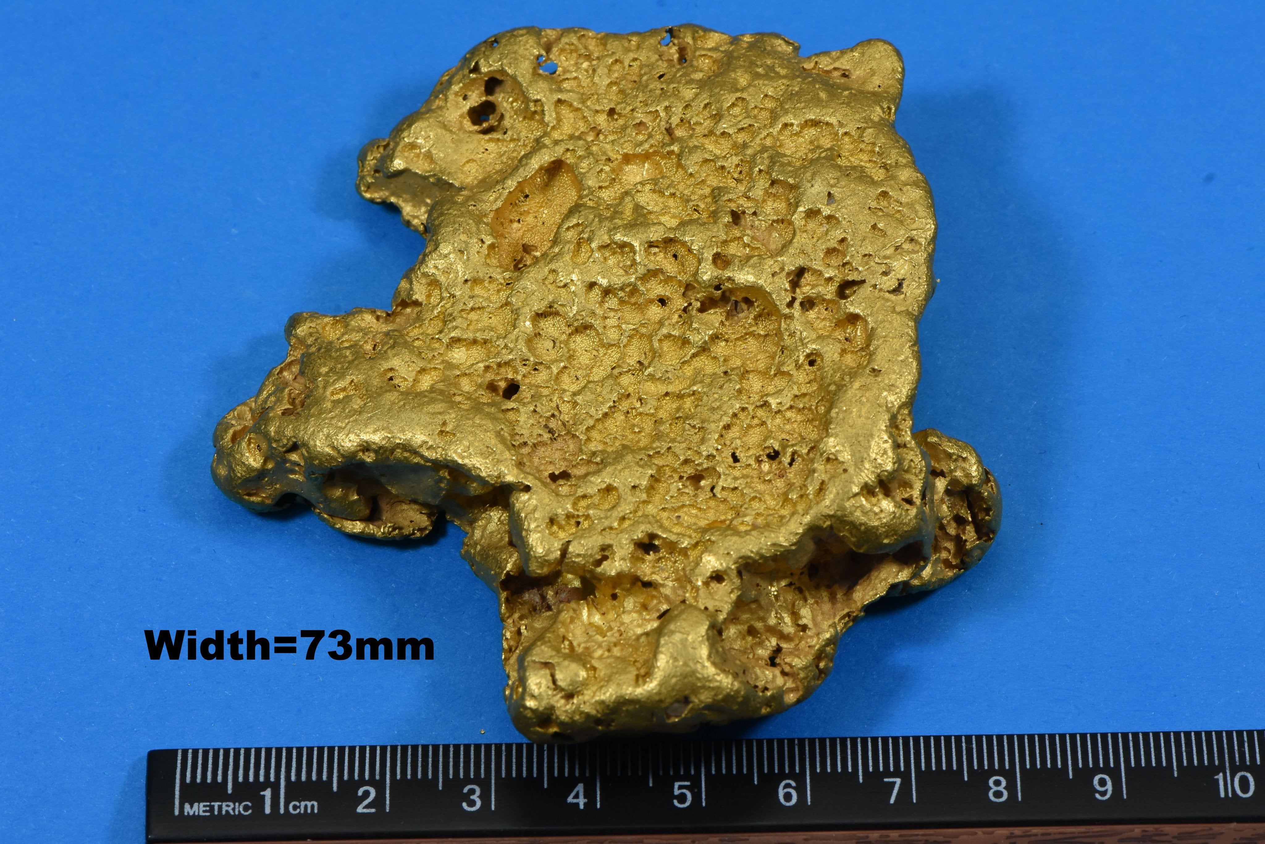 Large Natural Gold Nugget Australian 575.16 Grams 18.49 Troy Ounces Very Rare