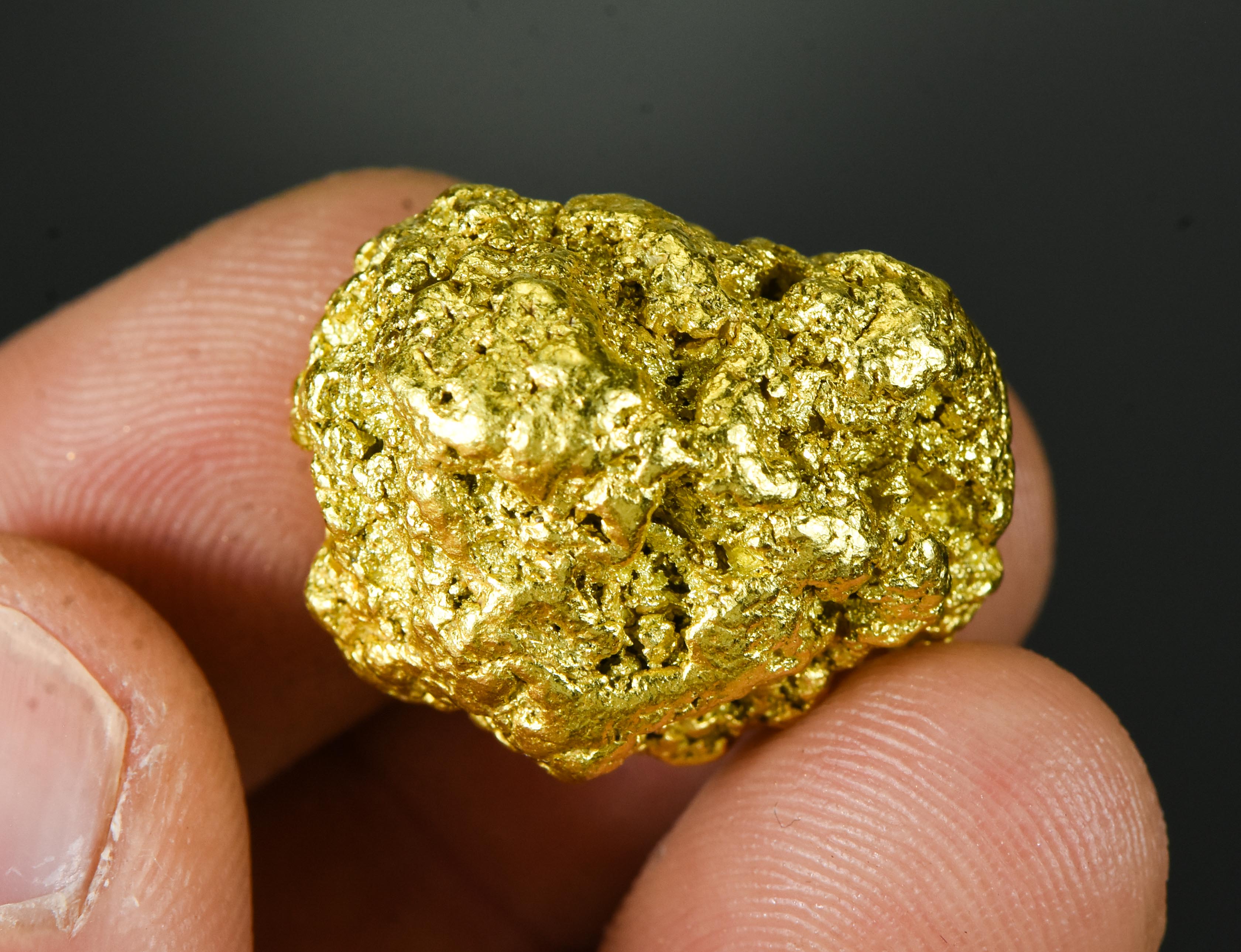 #541 Alaskan BC Natural Gold Nugget 29.26 Grams Genuine