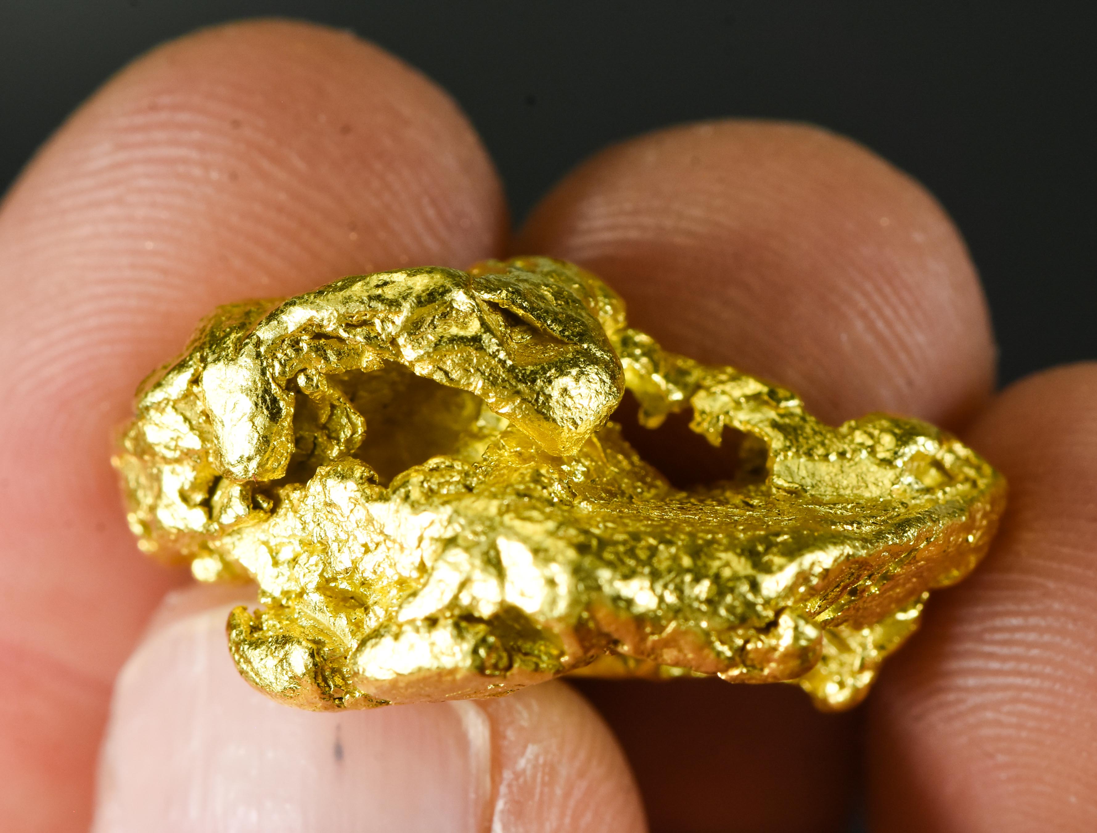 #543 Alaskan BC Natural Gold Nugget 24.04 Grams Genuine