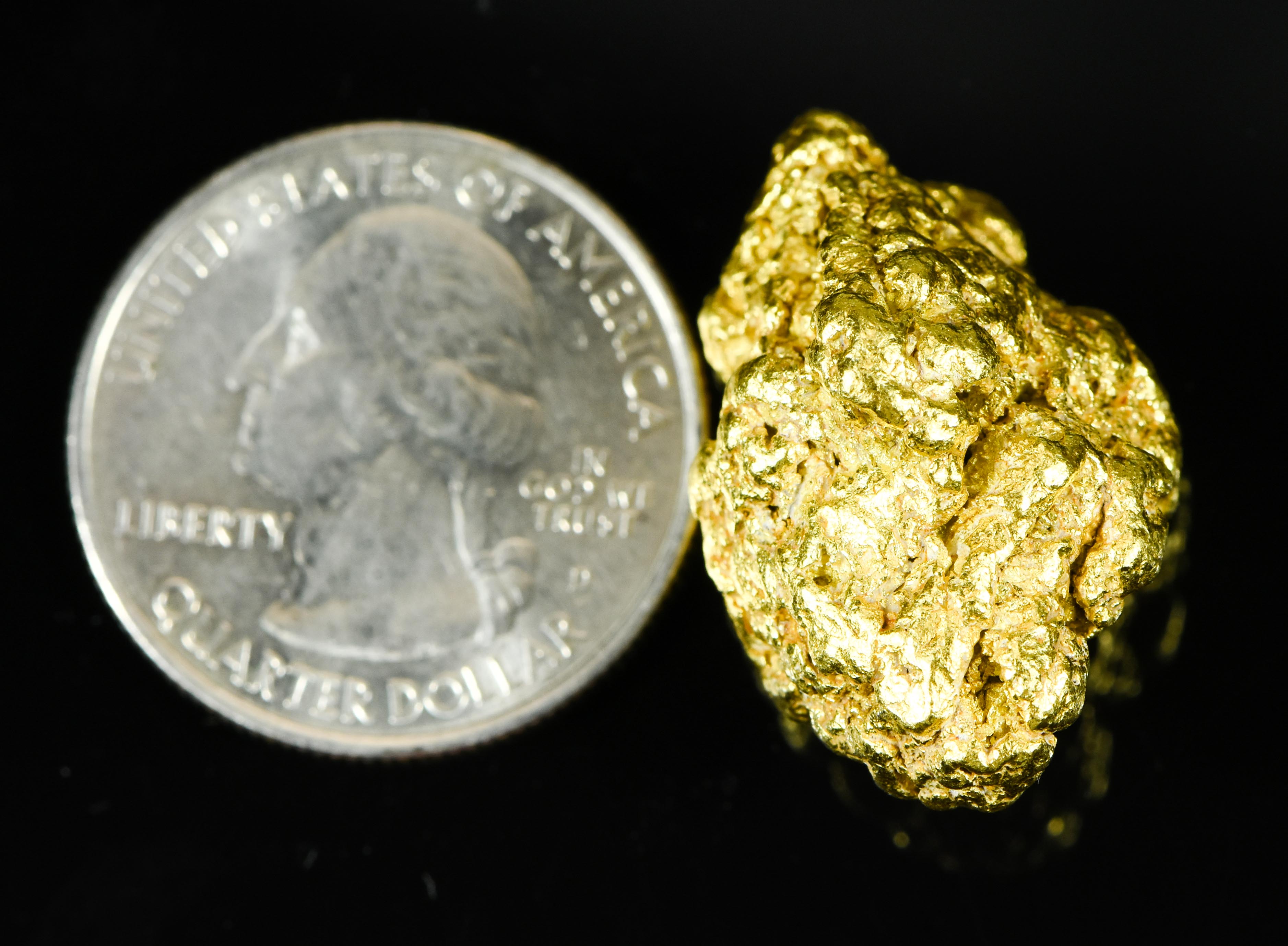 #545 Alaskan BC Natural Gold Nugget 29.55 Grams Genuine