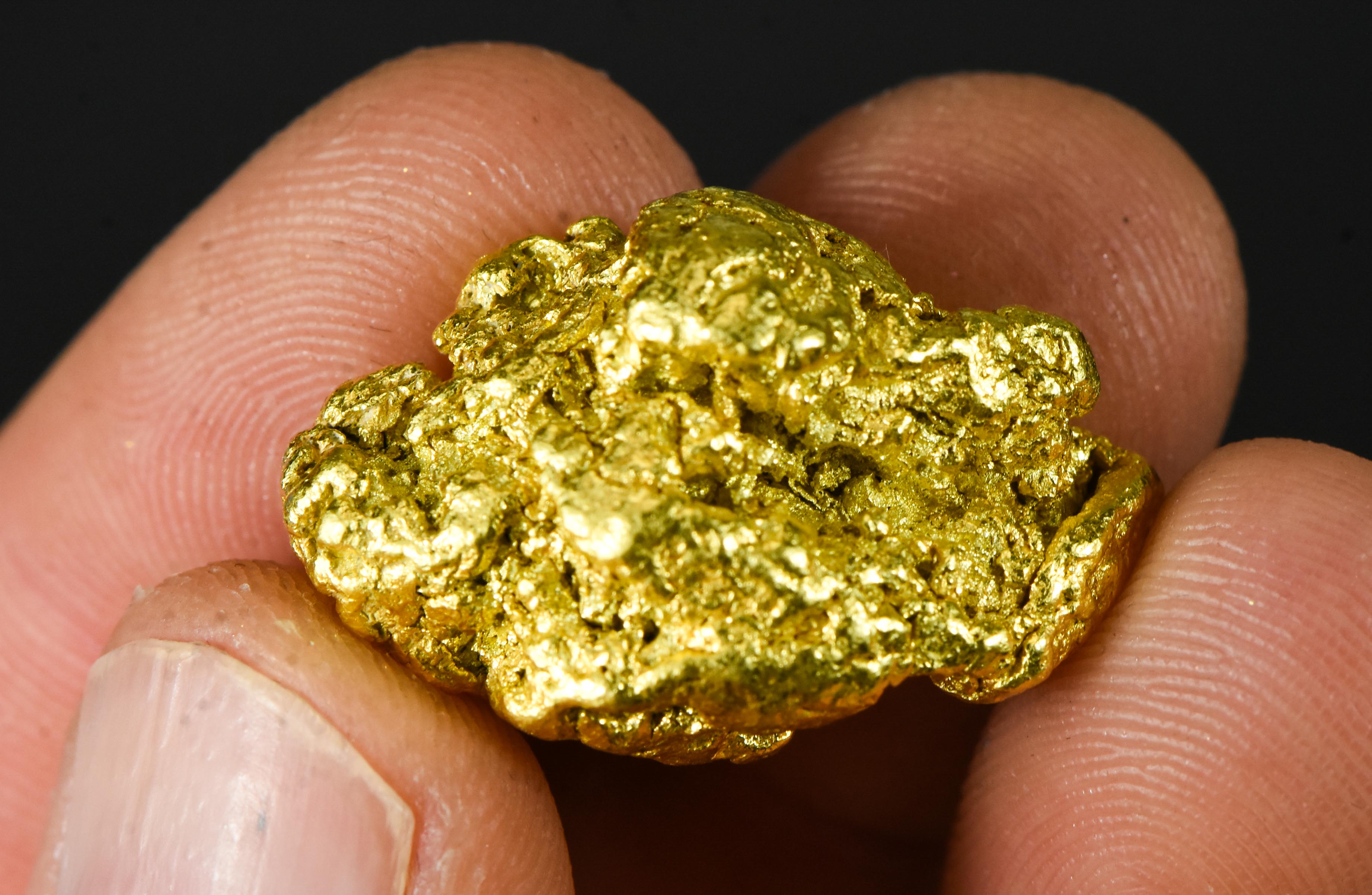 #545 Alaskan BC Natural Gold Nugget 29.55 Grams Genuine