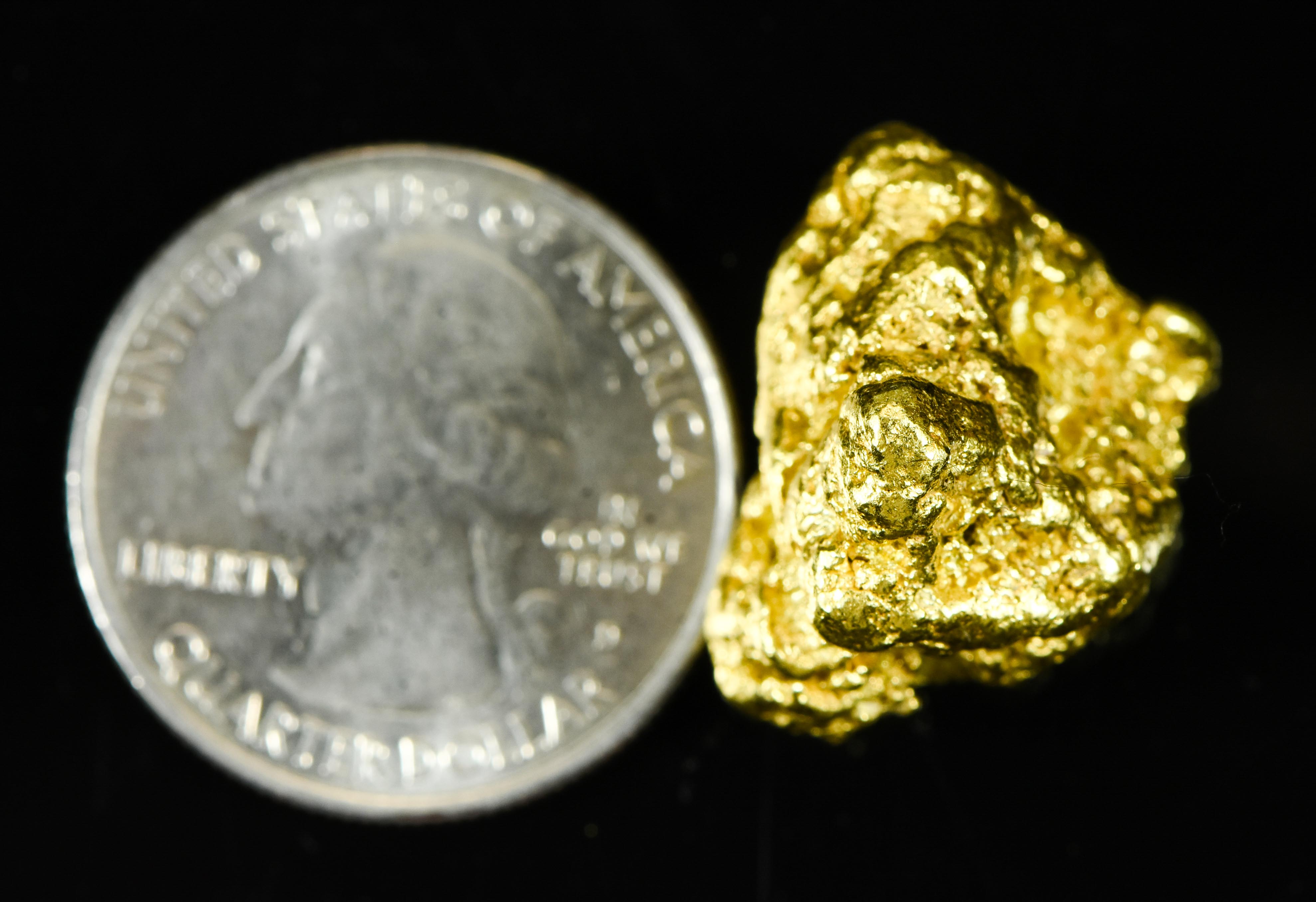 #546 Alaskan BC Natural Gold Nugget 23.61 Grams Genuine