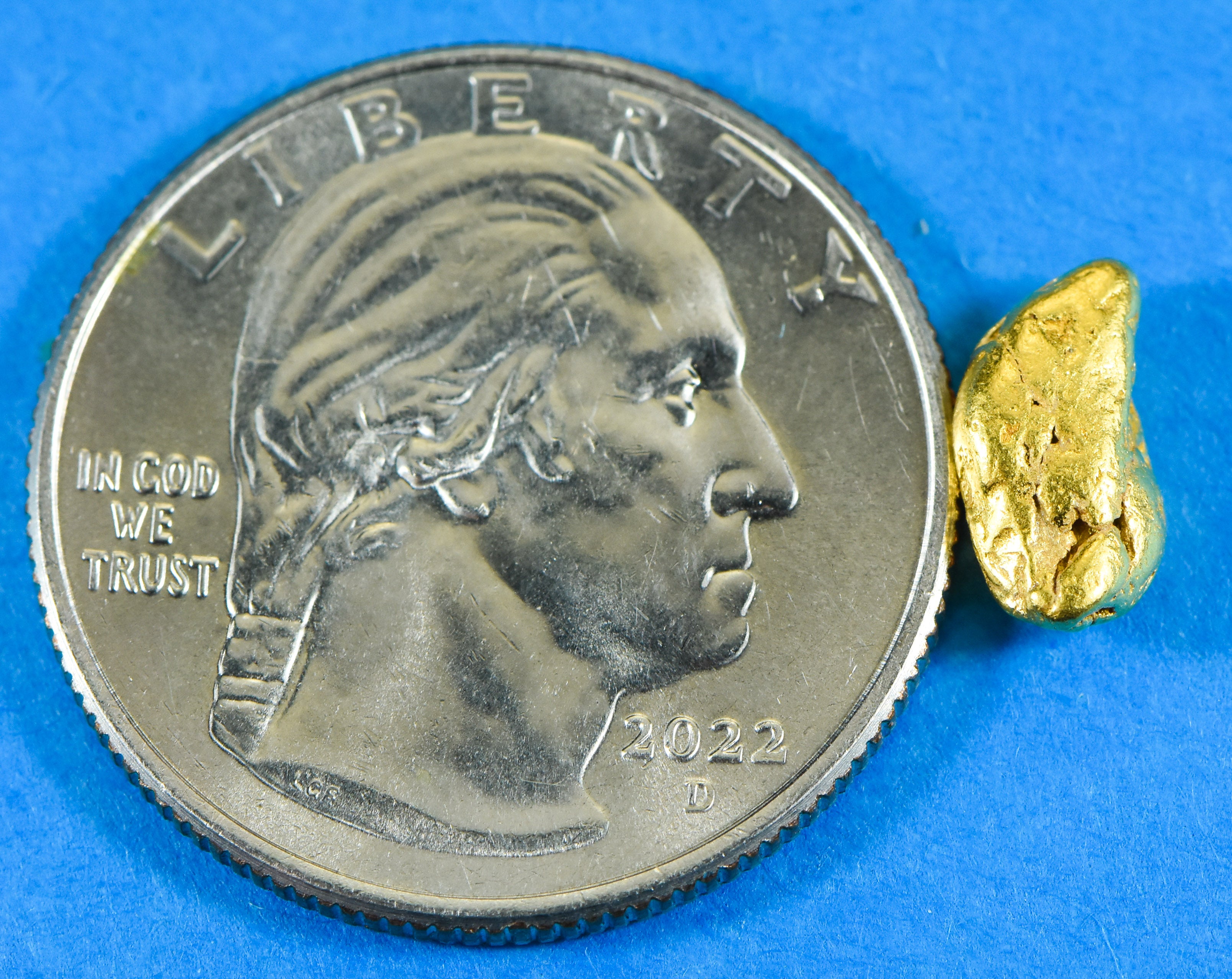 #12 Alaskan BC Natural Gold Nugget 1.49 Grams Genuine