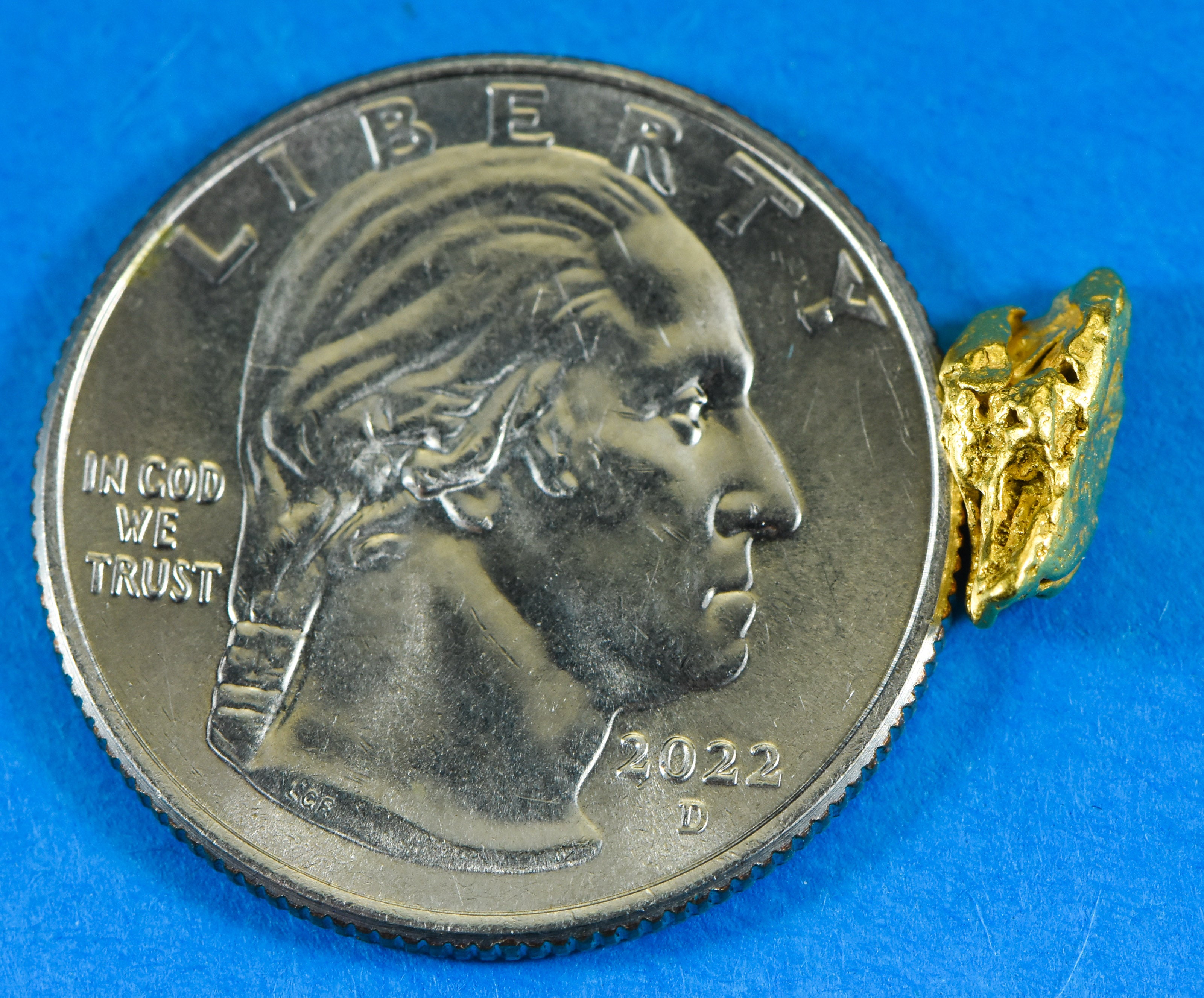 #13 Alaskan BC Natural Gold Nugget 1.08 Grams Genuine