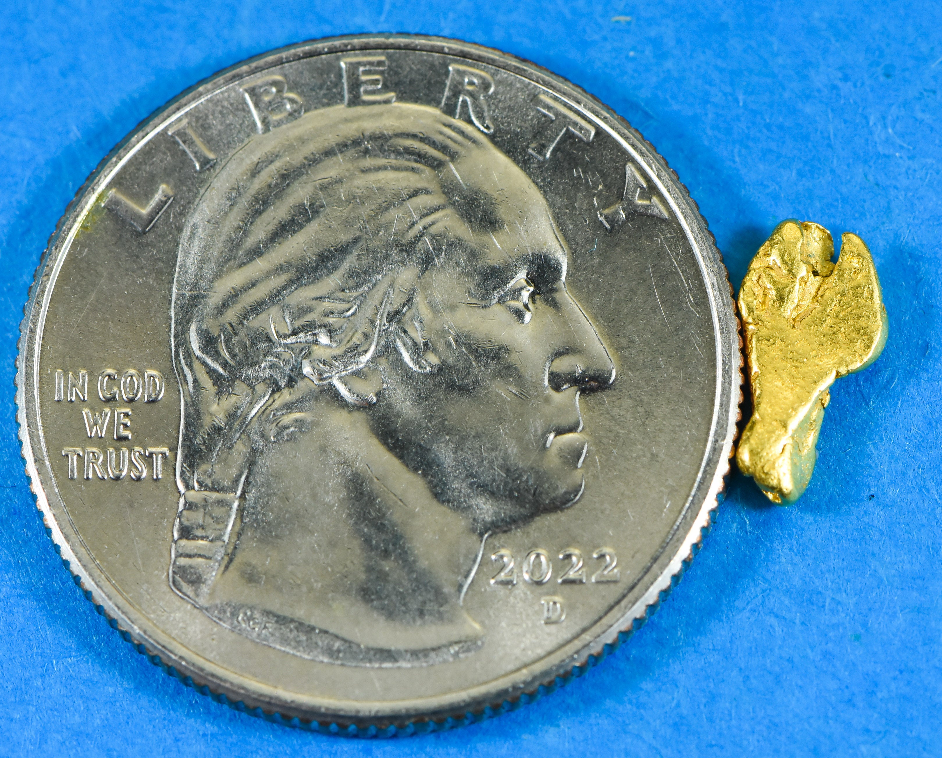 #18 Alaskan BC Natural Gold Nugget .49 Grams Genuine