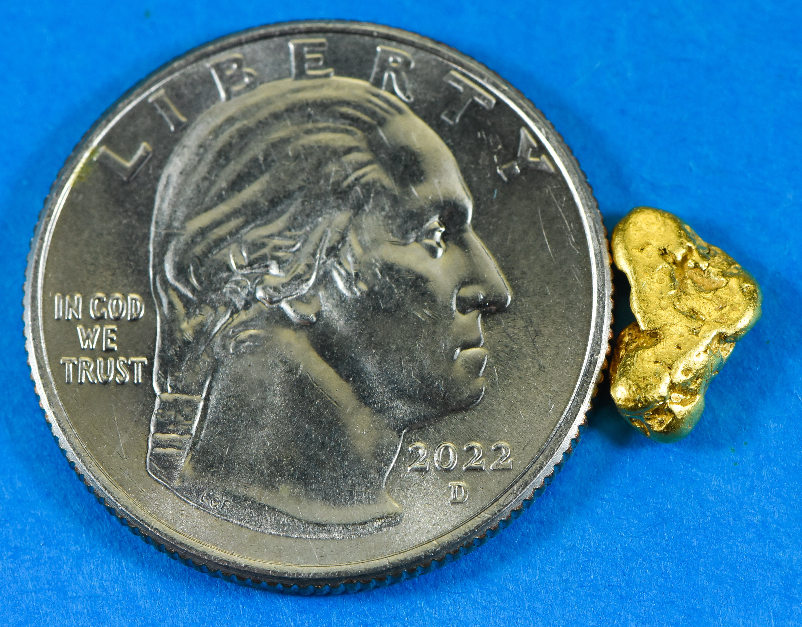 #48 Alaskan BC Natural Gold Nugget .96 Grams Genuine