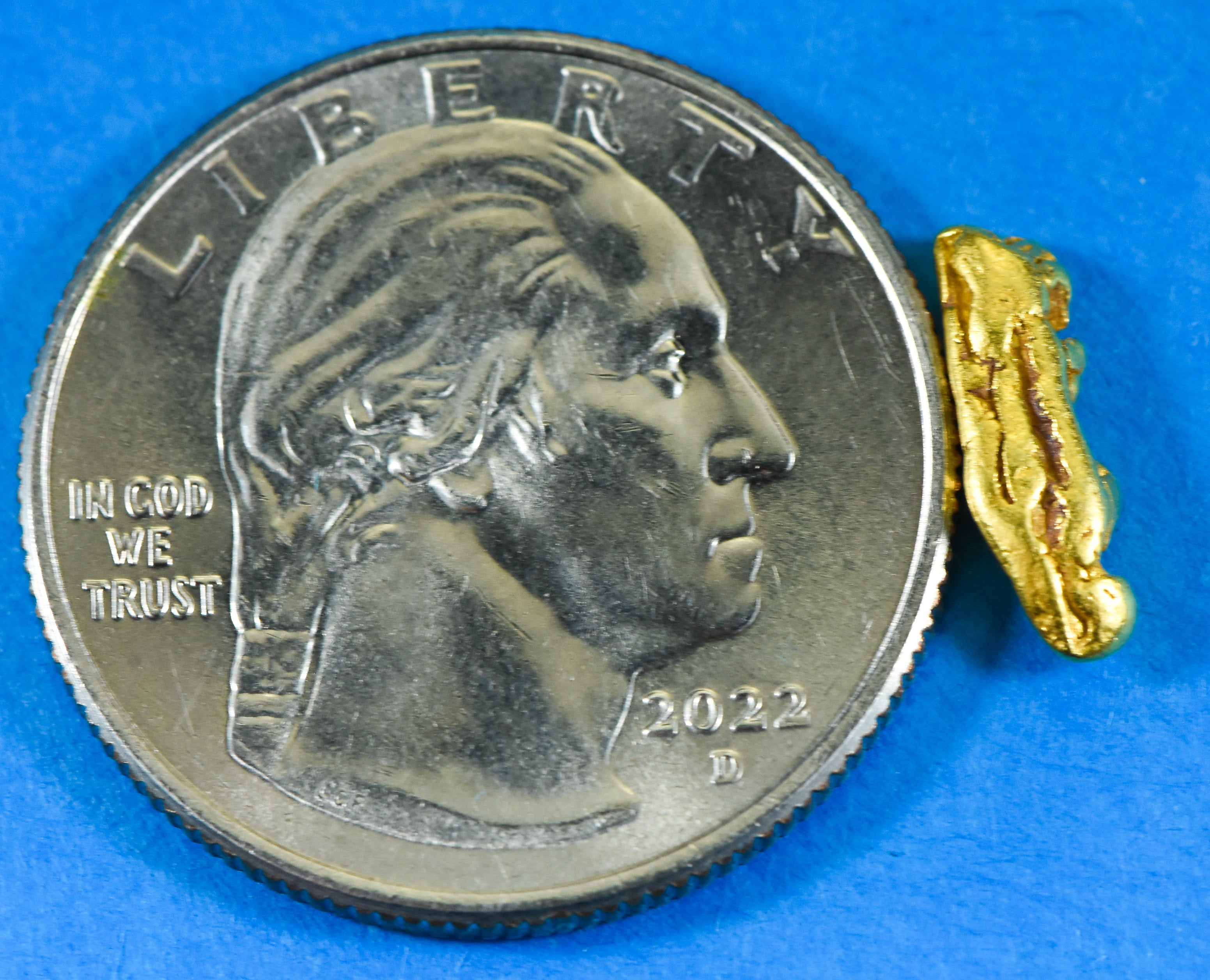 #60 Alaskan BC Natural Gold Nugget .75 Grams Genuine
