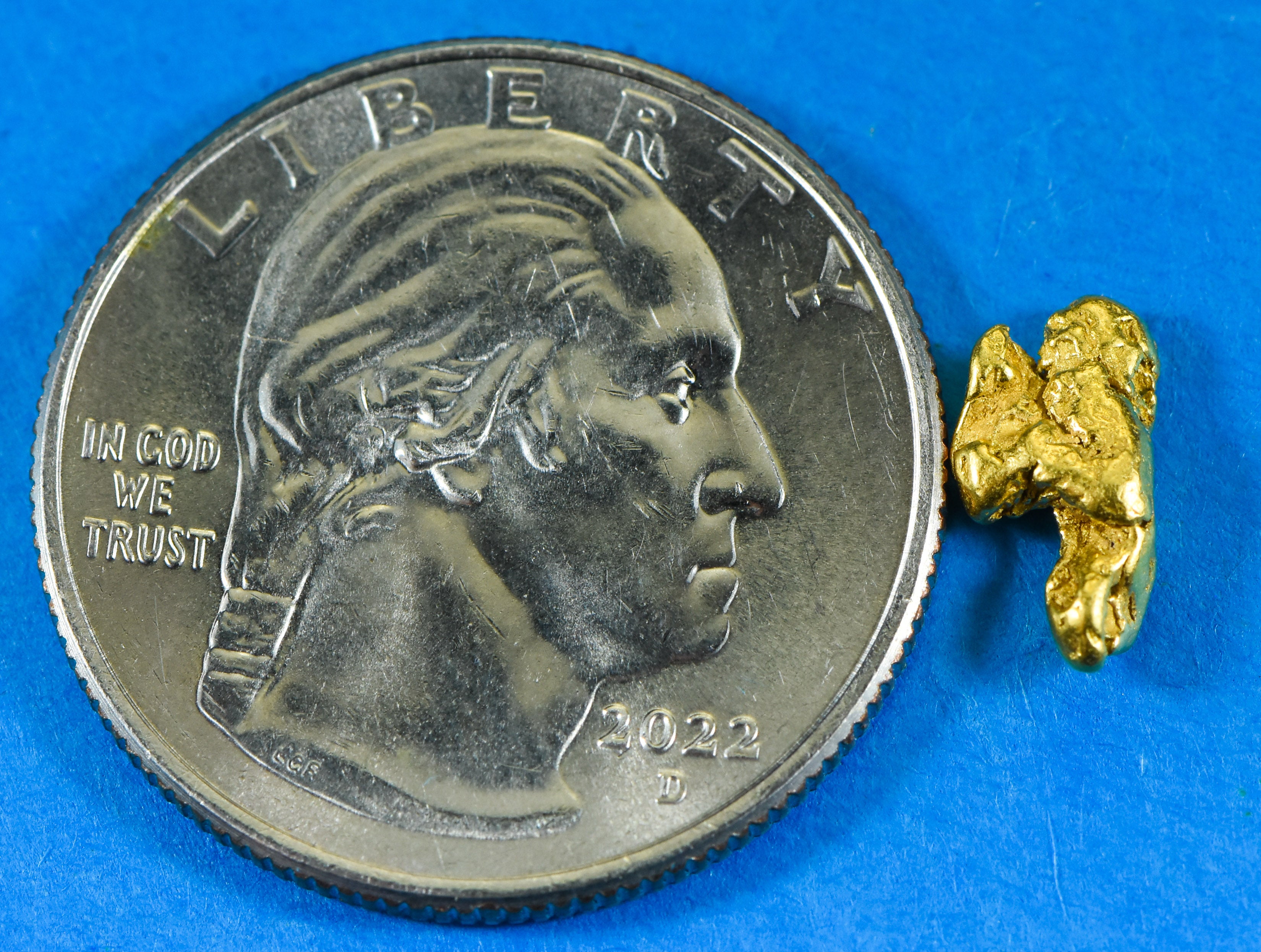 #66 Alaskan BC Natural Gold Nugget .80 Grams Genuine