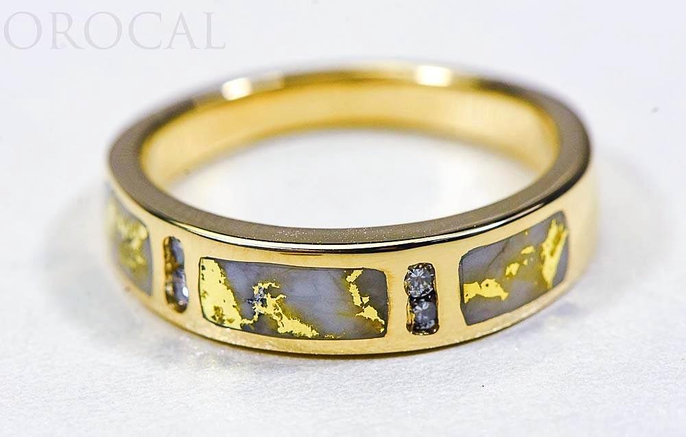 Gold Quartz Ladies Ring "Orocal" RL733D8Q Genuine Hand Crafted Jewelry - 14K Gold Casting
