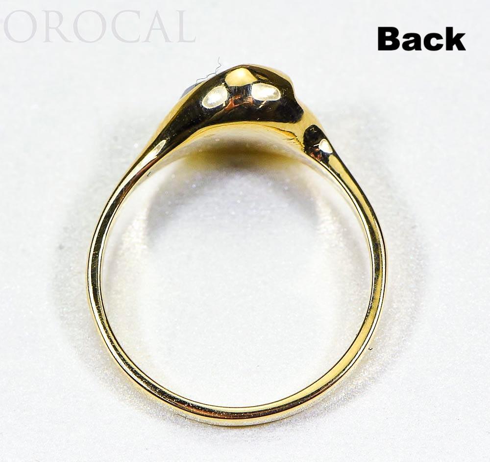 Gold Quartz Ladies Ring "Orocal" RL650Q Genuine Hand Crafted Jewelry - 14K Gold Casting