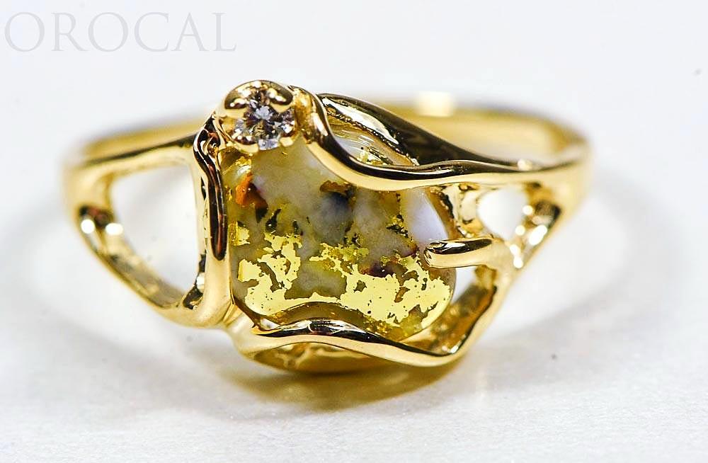 Gold Quartz Ladies Ring 