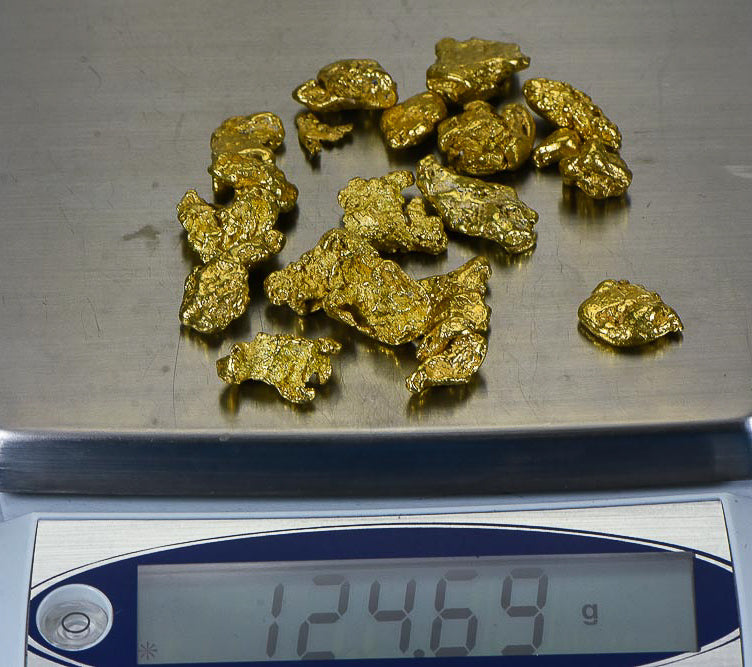 Alaskan BC Natural Gold Nugget 5 Troy Oz. Lot of 5-10 gram Nuggets Genuine B& C GRADE