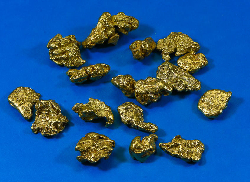 Alaskan BC Natural Gold Nugget 5 Troy Oz. Lot of 5-10 gram Nuggets Genuine B& C GRADE