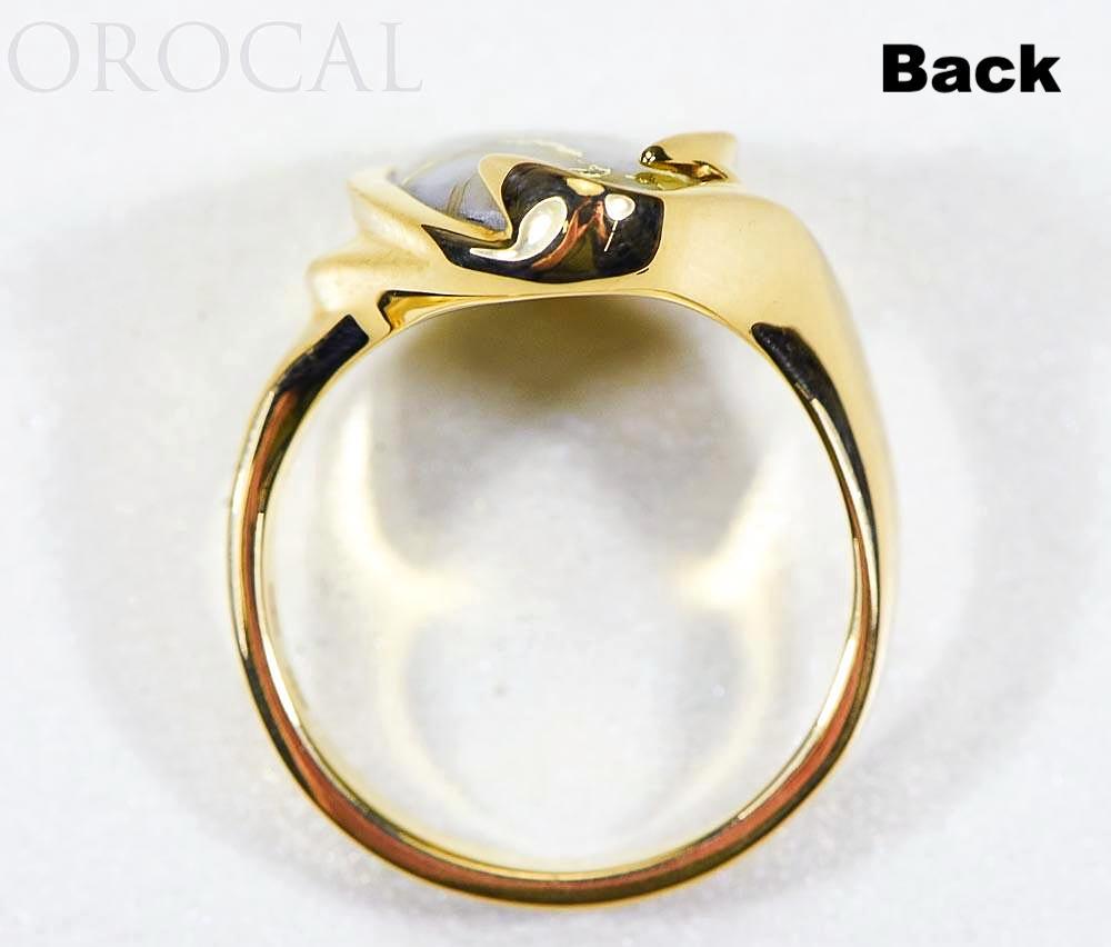 Gold Quartz Ladies Ring "Orocal" RL517Q Genuine Hand Crafted Jewelry - 14K Gold Casting