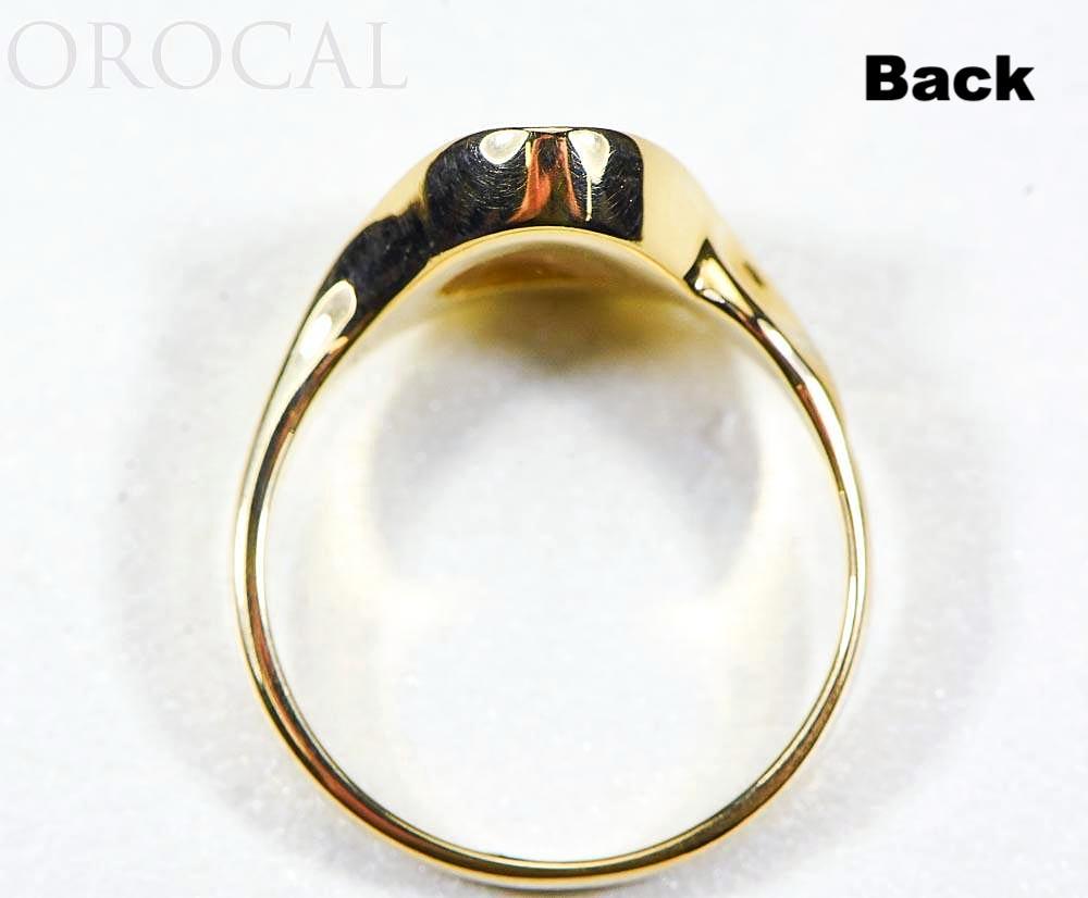 Gold Quartz Ladies Ring "Orocal" RL560Q Genuine Hand Crafted Jewelry - 14K Gold Casting