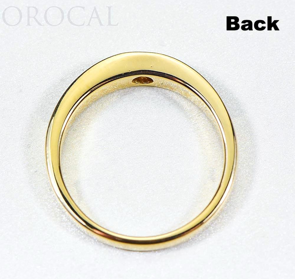 Gold Quartz Ladies Ring "Orocal" RL728WD7Q Genuine Hand Crafted Jewelry - 14K Gold Casting