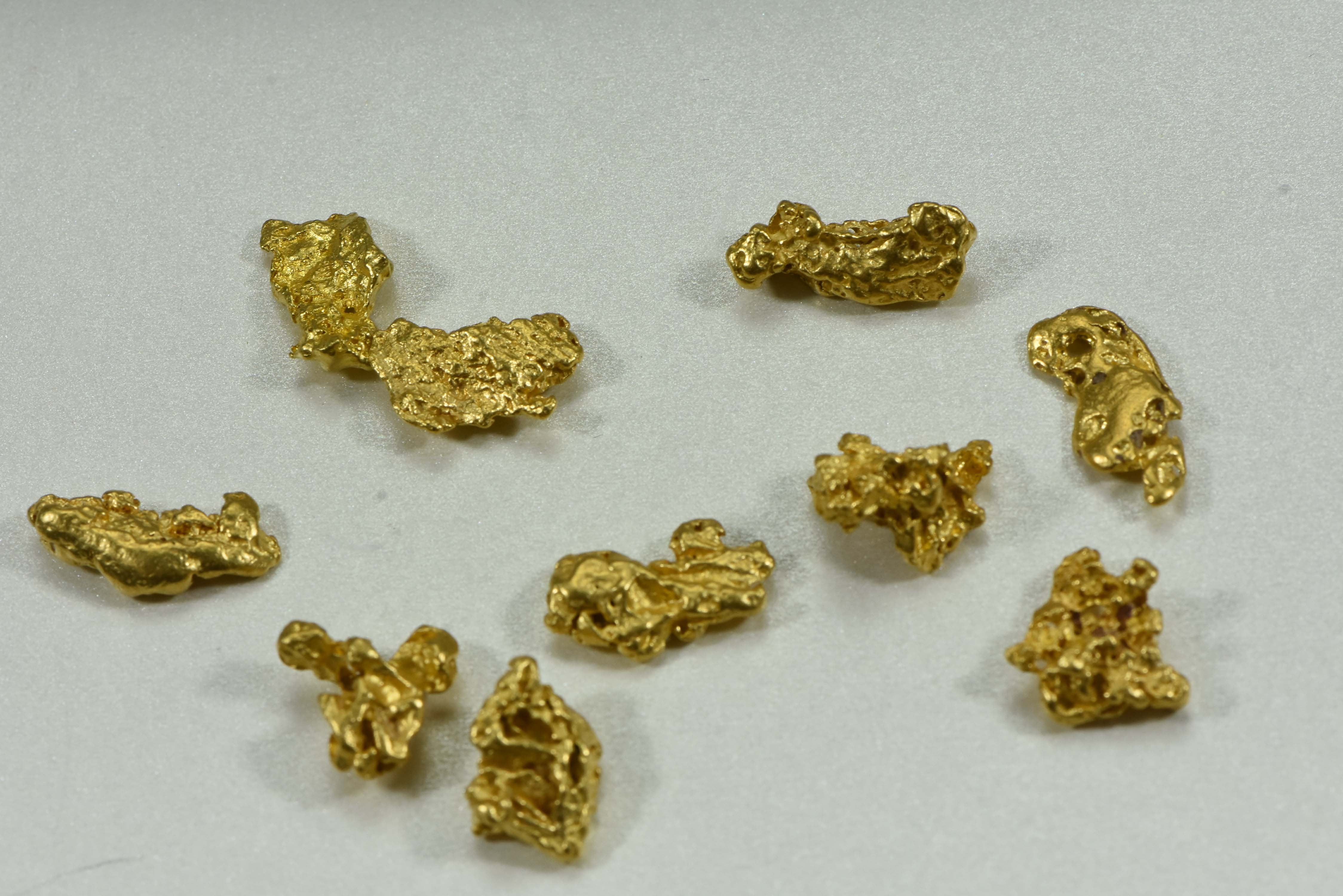 Australian Natural Gold Nugget Lot 2-5 Gram Pieces/ 46.65 Total- 1.5 Troy Oz. Aussie Nuggets Grams