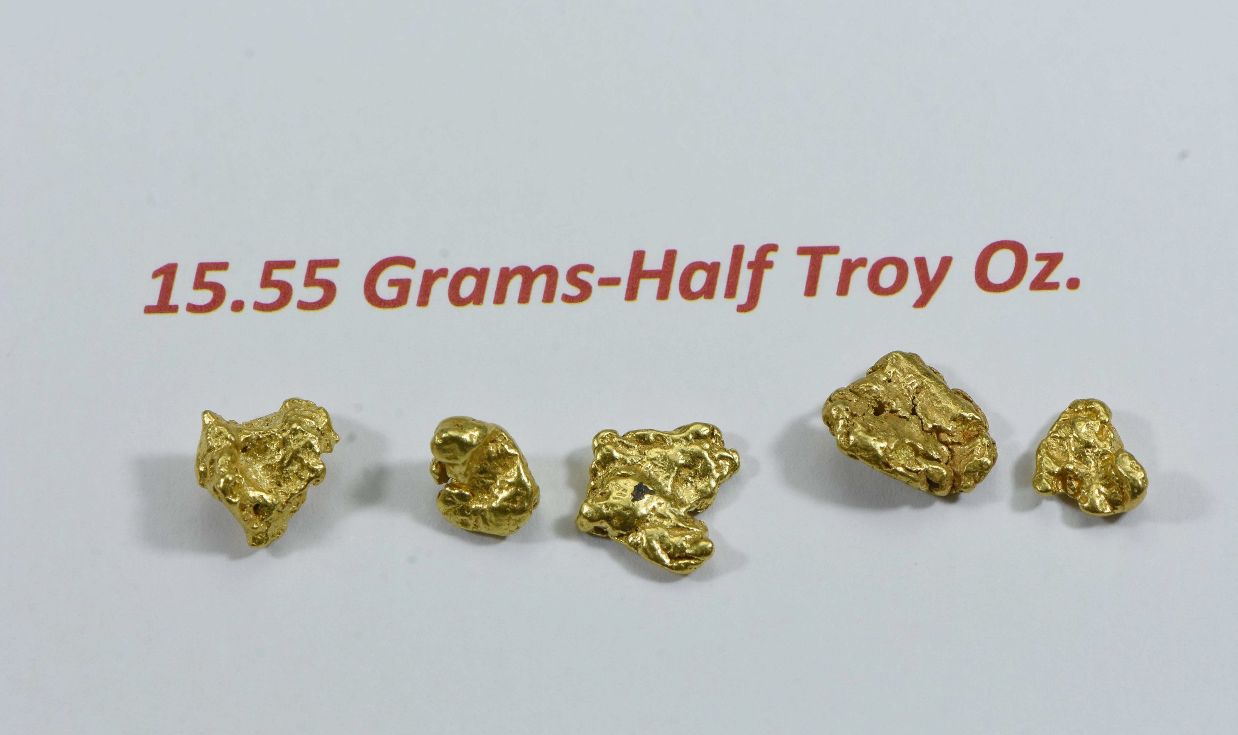 Alaskan Bc Natural Gold Nugget 15.55 Gram Lot Of 2 To 5 Gram Nuggets Genuine Alaska Lots/groups