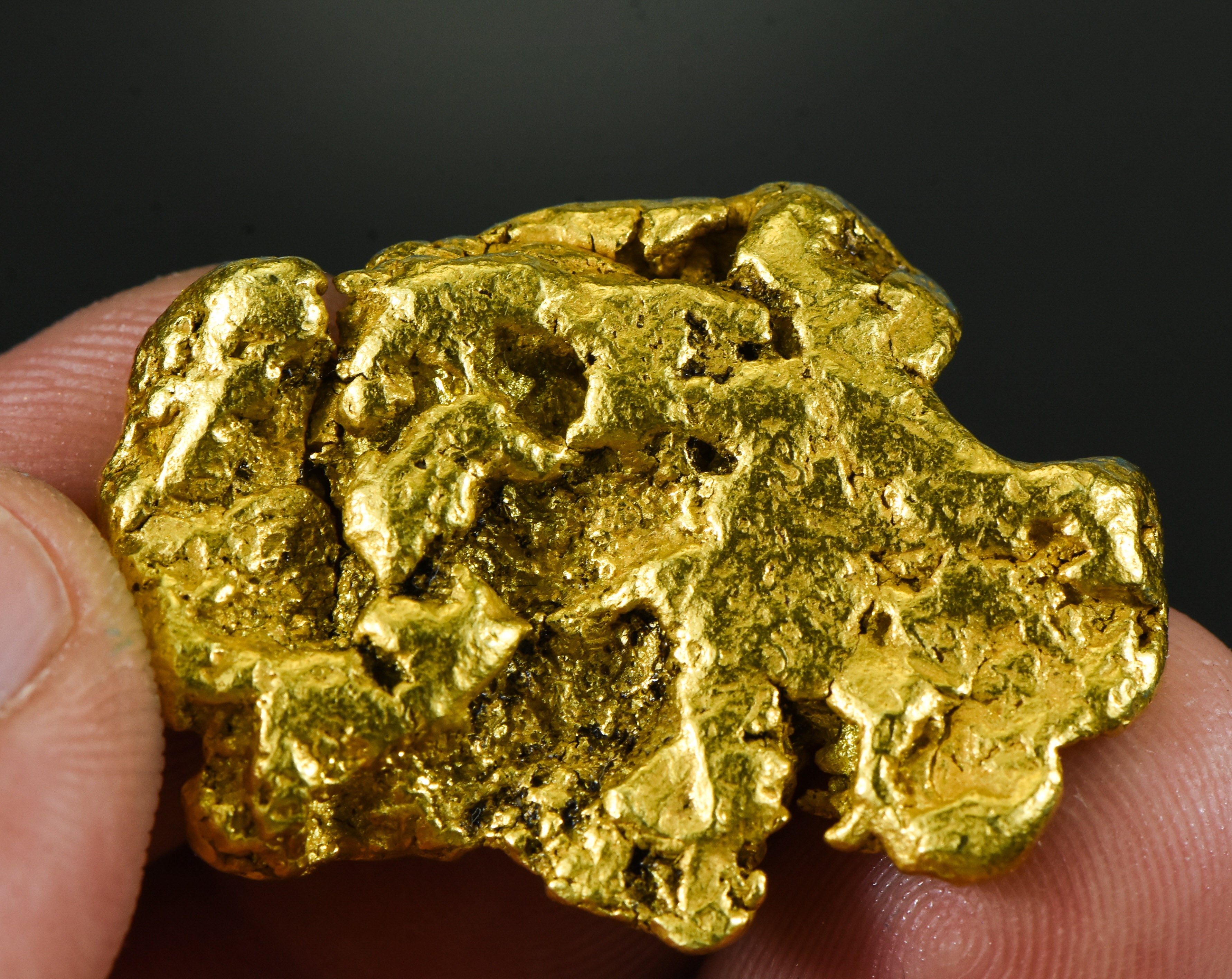 #541 Large Alaskan BC Gold Nugget 37.64 Grams Genuine