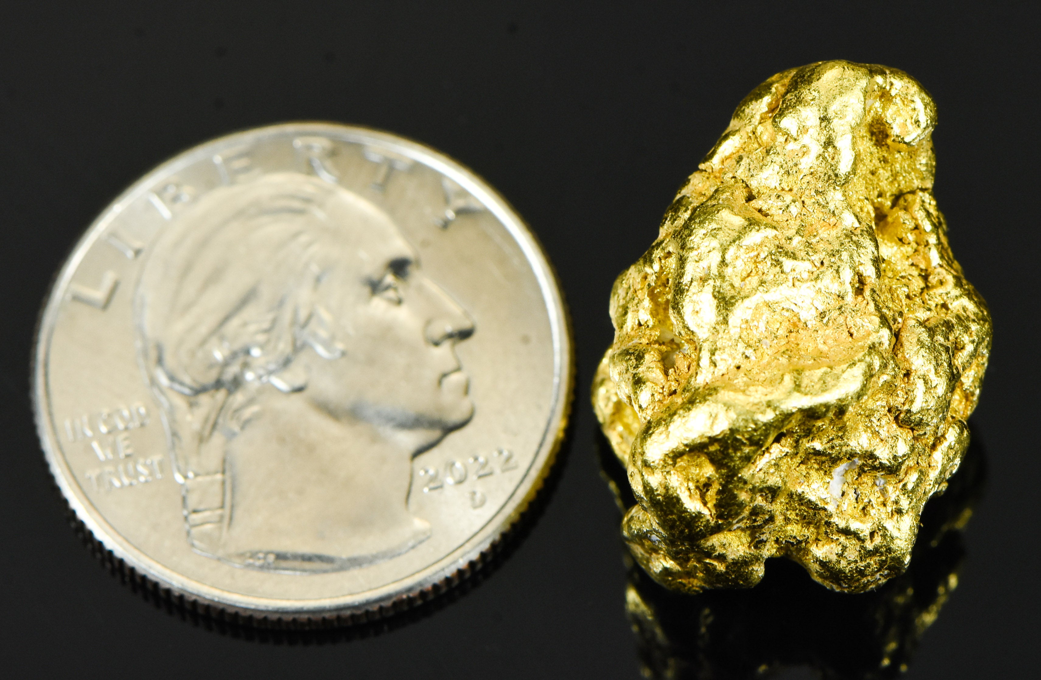 #542 Large Alaskan BC Gold Nugget 21.00 Grams Genuine