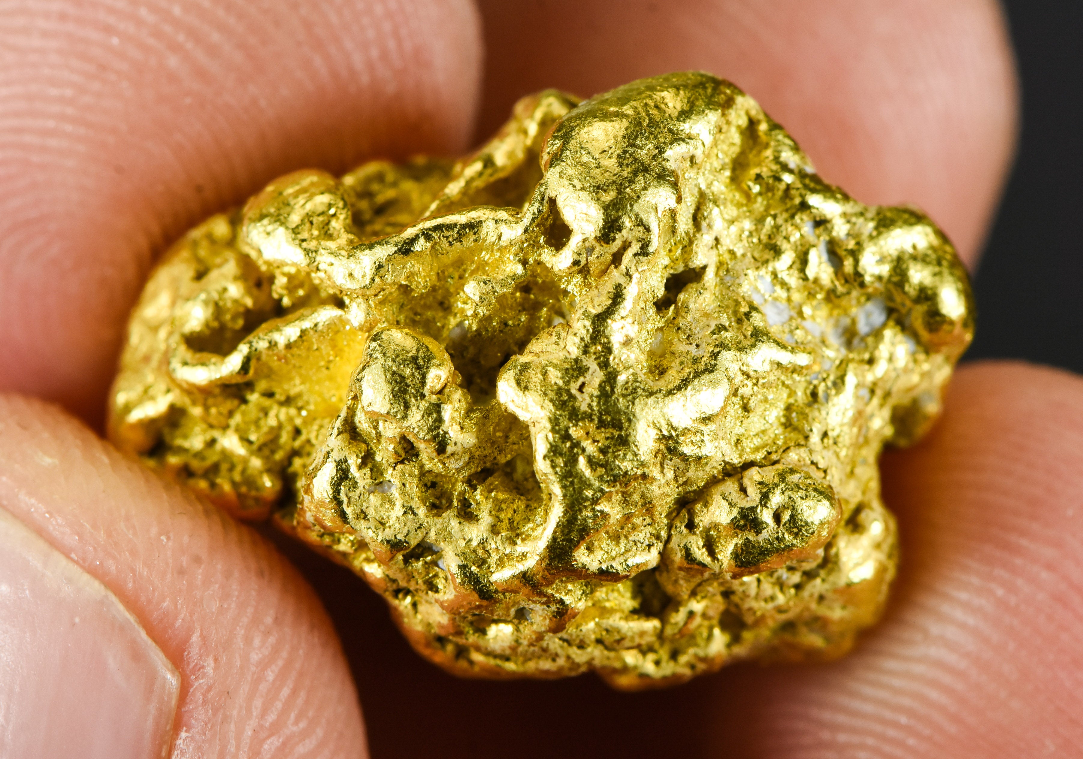 #542 Large Alaskan BC Gold Nugget 21.00 Grams Genuine
