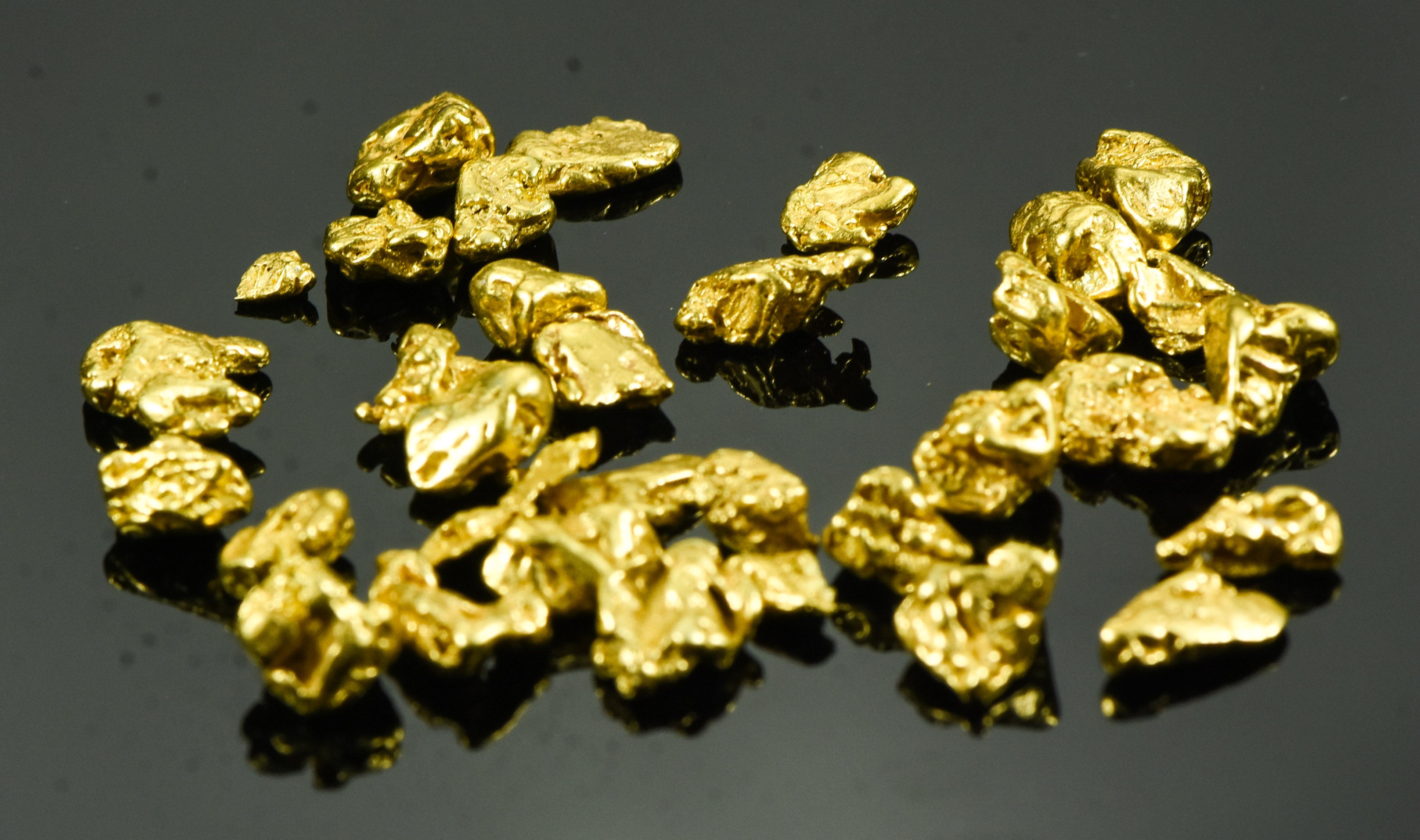 Alaskan-Yukon BC Natural Gold Nugget #4 Mesh 1 Troy Ounce 31.1 Gram
