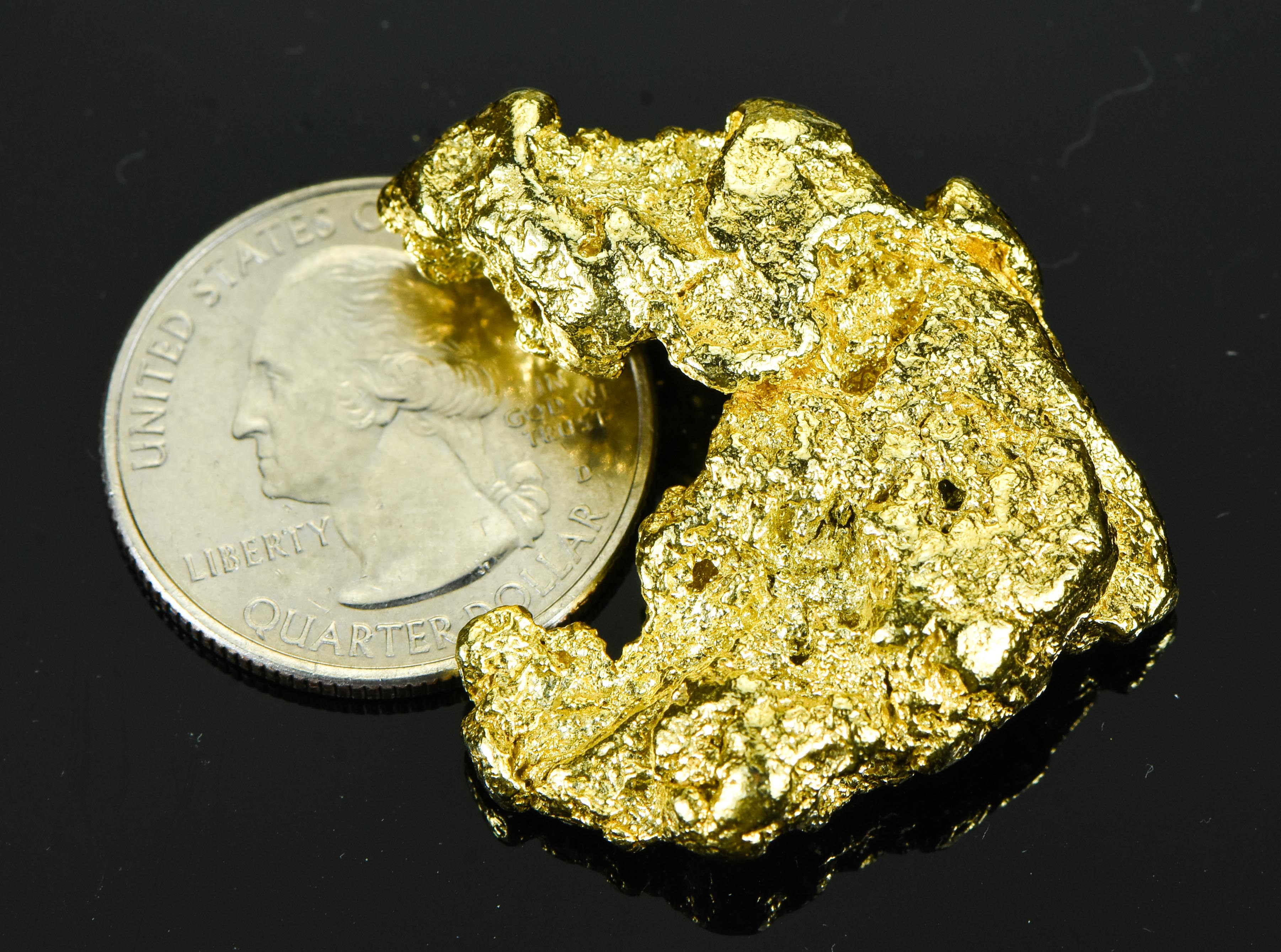 #547 Alaskan BC Natural Gold Nugget 39.89 Grams Genuine