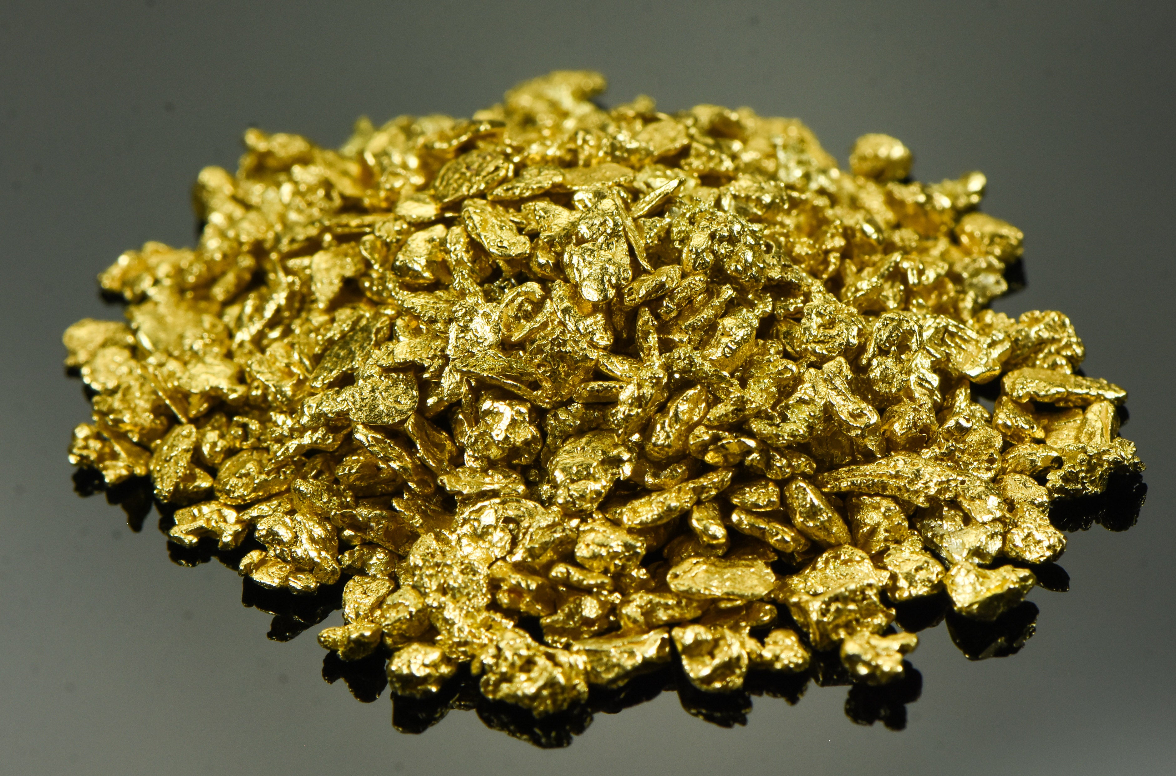 Alaskan Yukon Gold Rush Nuggets #8 Mesh 2 Troy Ounce 62.2 Gram 40 DWT