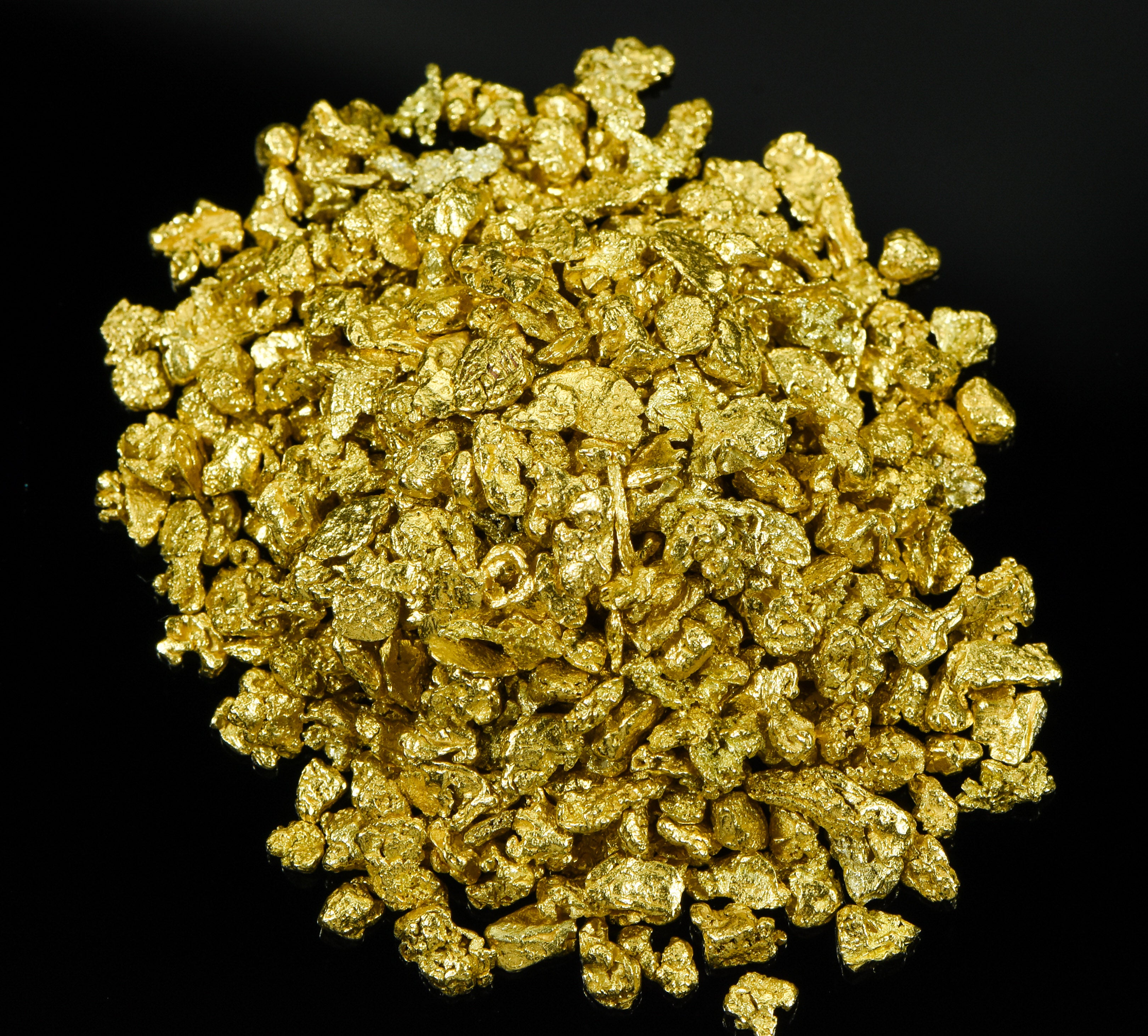 Alaskan Yukon Gold Rush Nuggets #8 Mesh 2 Troy Ounce 62.2 Gram 40 DWT