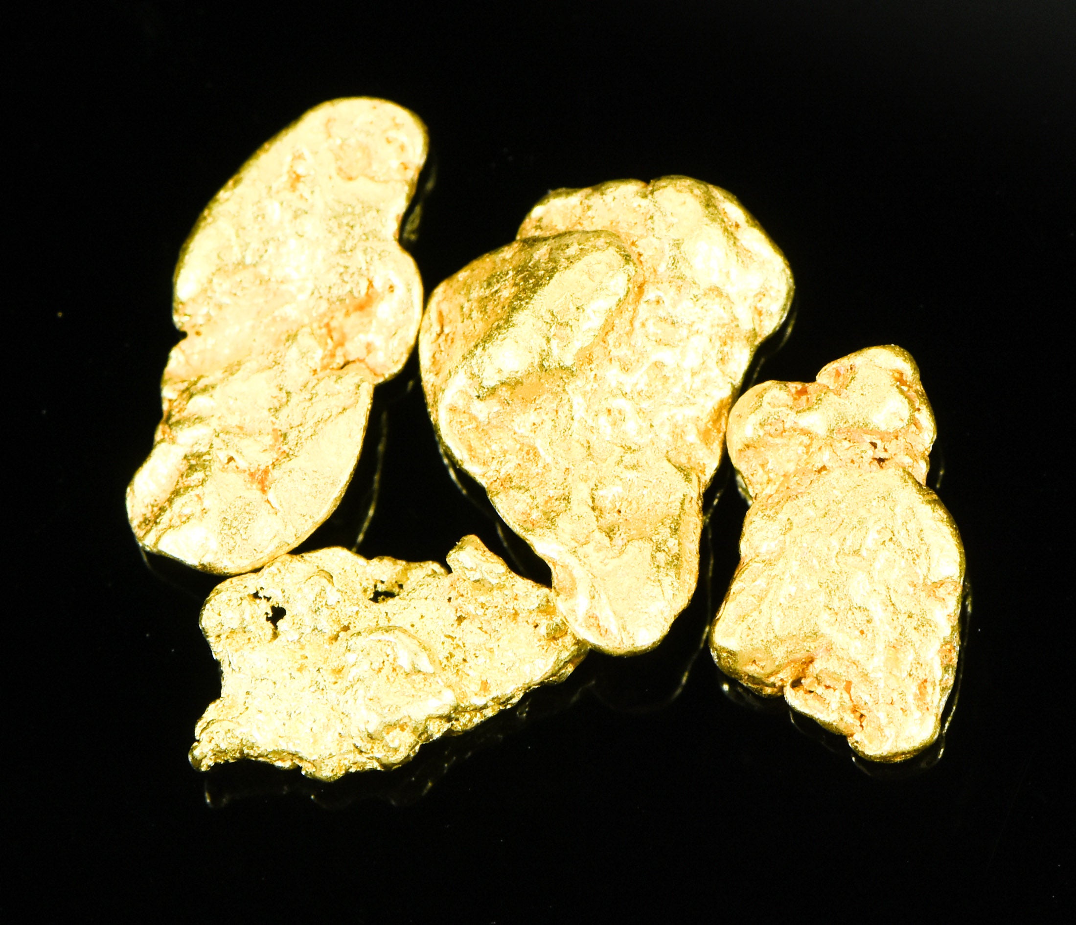 Alaskan-Yukon BC Natural Gold Nugget #4 Mesh 5 Grams