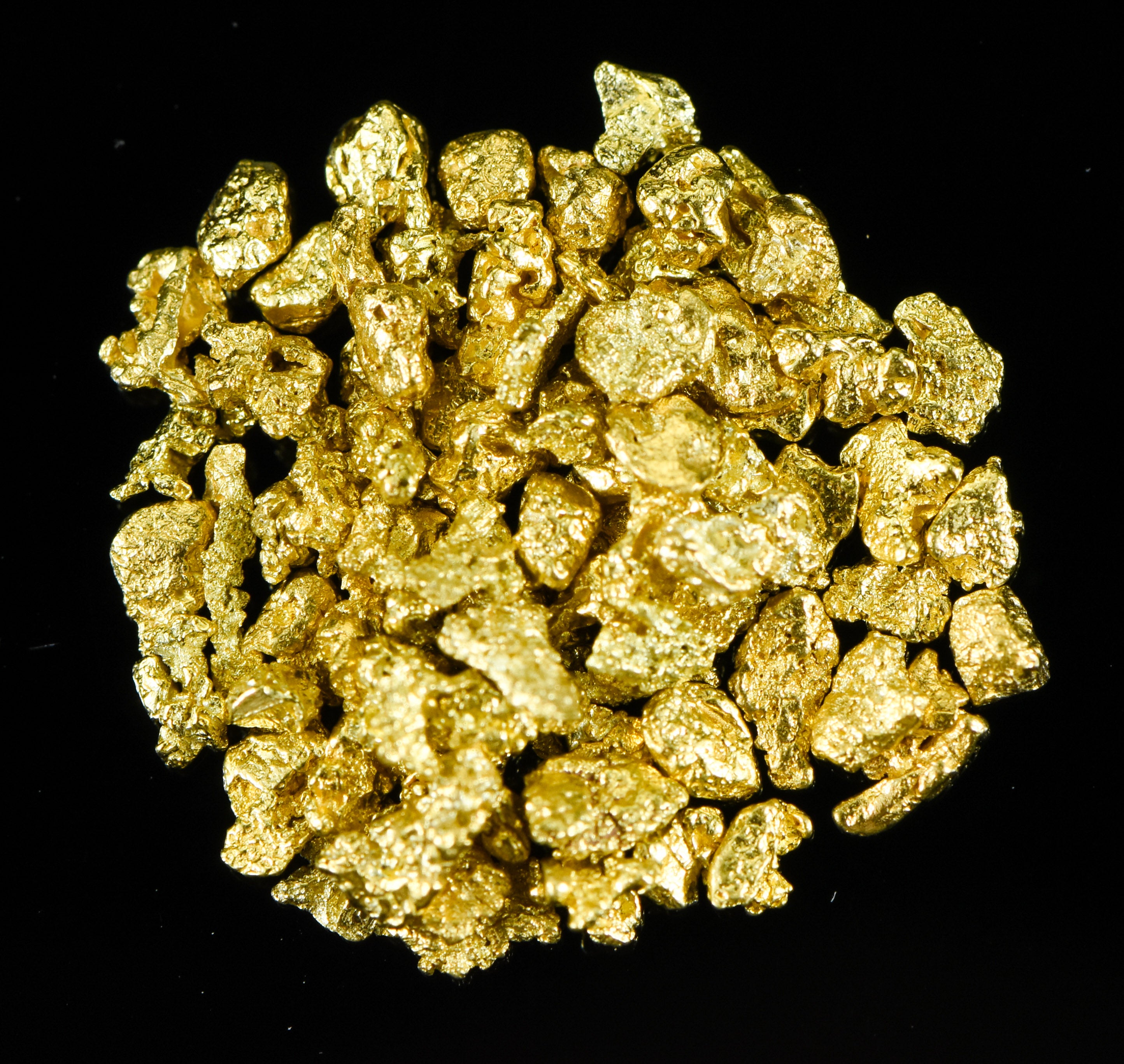 Alaskan Yukon Gold Rush Nuggets 12 Mesh 3.1 Grams