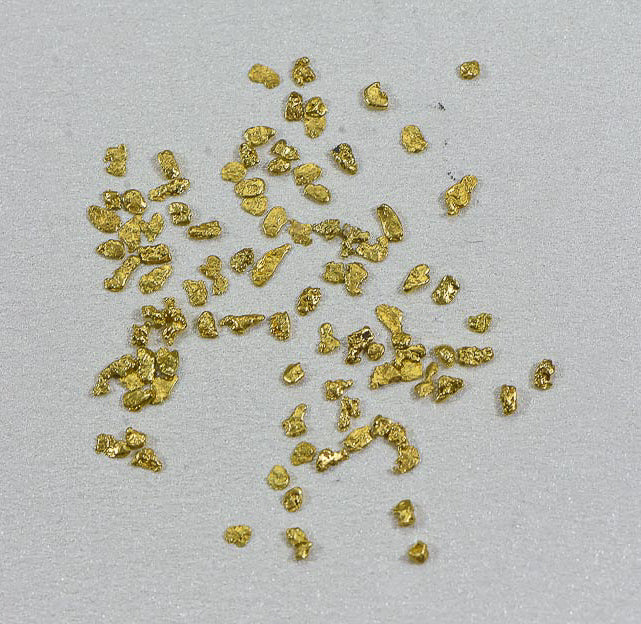 California Gold Nuggets 1 Grams of #18 Mesh Gold Authentic Natural Flakes