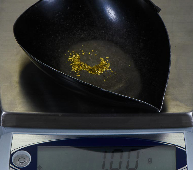 California Gold Nuggets 1 Grams of #50 Mesh Gold Authentic Natural Flakes