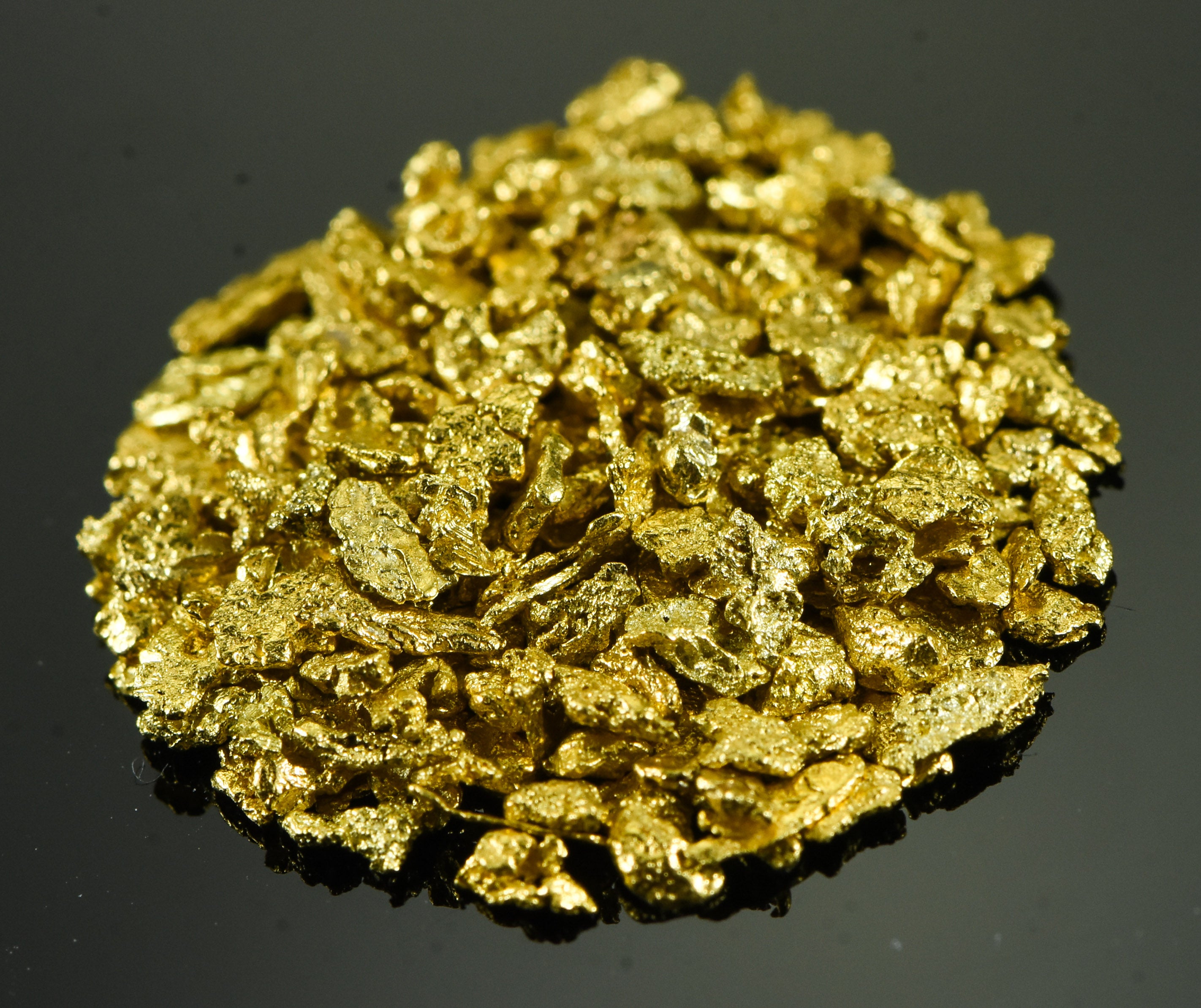 Alaskan Yukon Gold Rush Nuggets 14 Mesh 5 Gram of Fines
