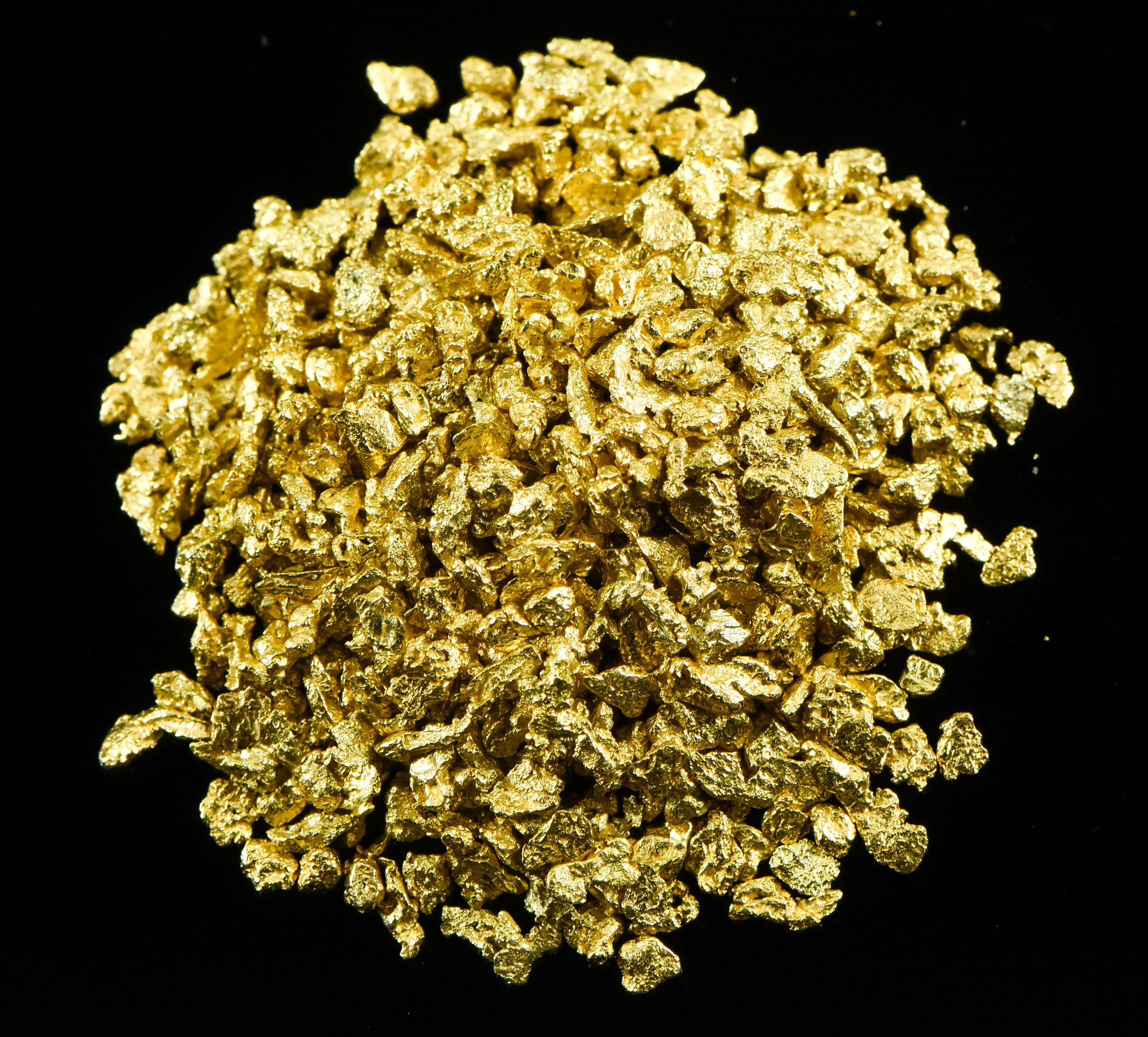 Alaskan Yukon Gold Rush Nuggets 14 Mesh 1/2 Troy Oz 15.5 Grams or 10 DWT