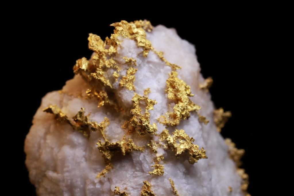 Rare Italian Crystalline Gold Quartz Nugget Specimen 191.00 Grams - Brussons Gold Mine