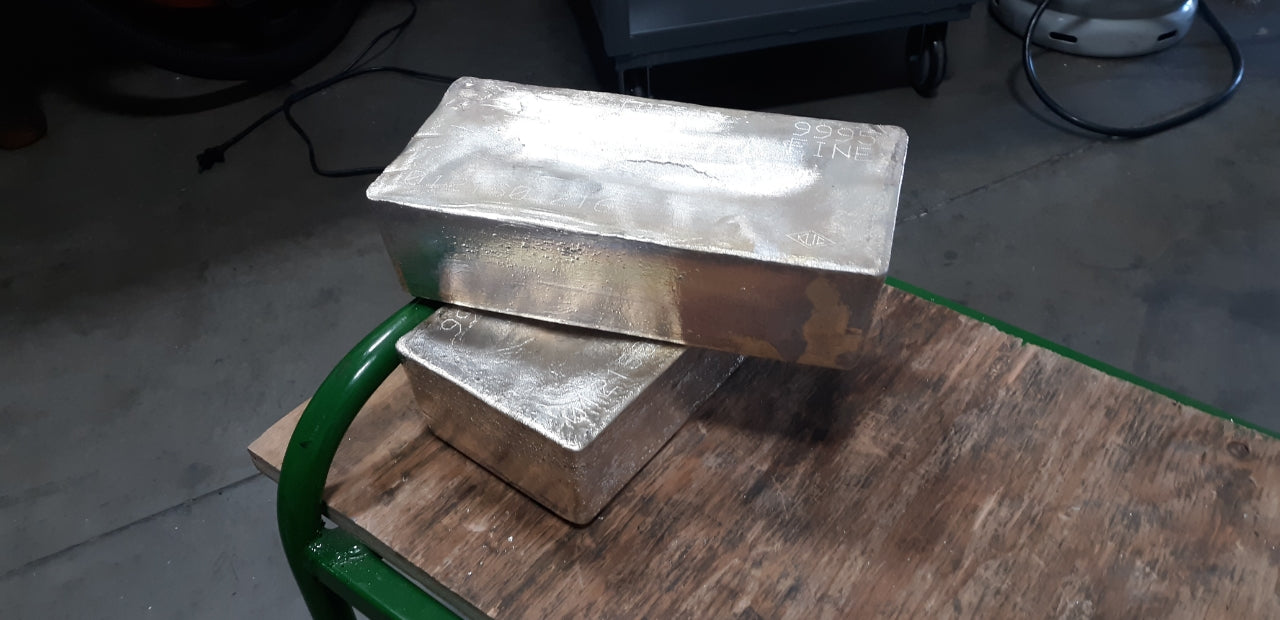 Silver Bricks .999 1000 oz Commodity Bar