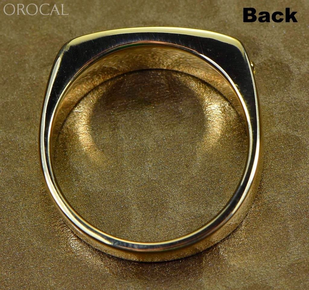 Gold Nugget Mens Ring Orocal Rm567N Genuine Hand Crafted Jewelry - 14K Casting