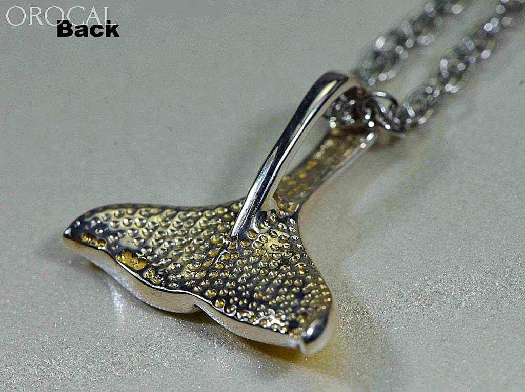 Gold Nugget Pendant Whales Tail - Sterling Silver Special Pdlwt113Nss Hand Made Jewelry Specials